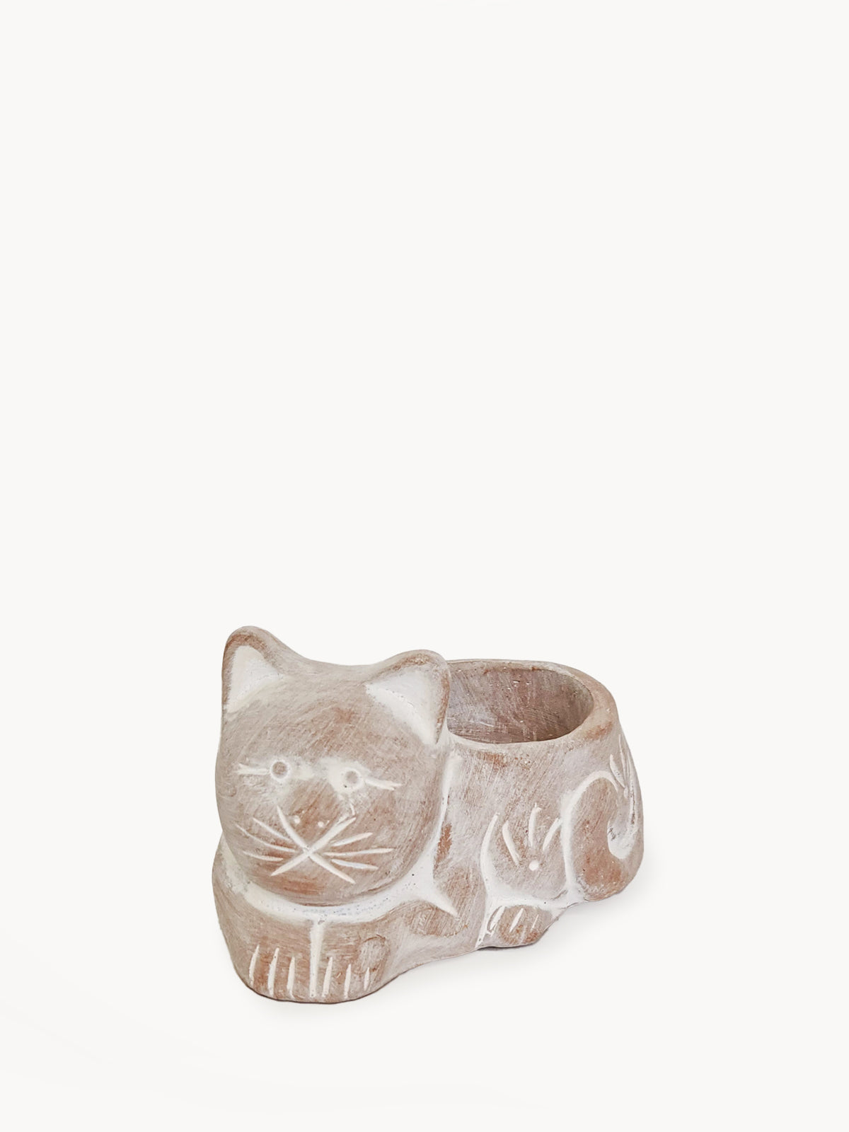 Terracotta Tea Light Candle Holder - Cat KORISSA | Heirloom Boulevard