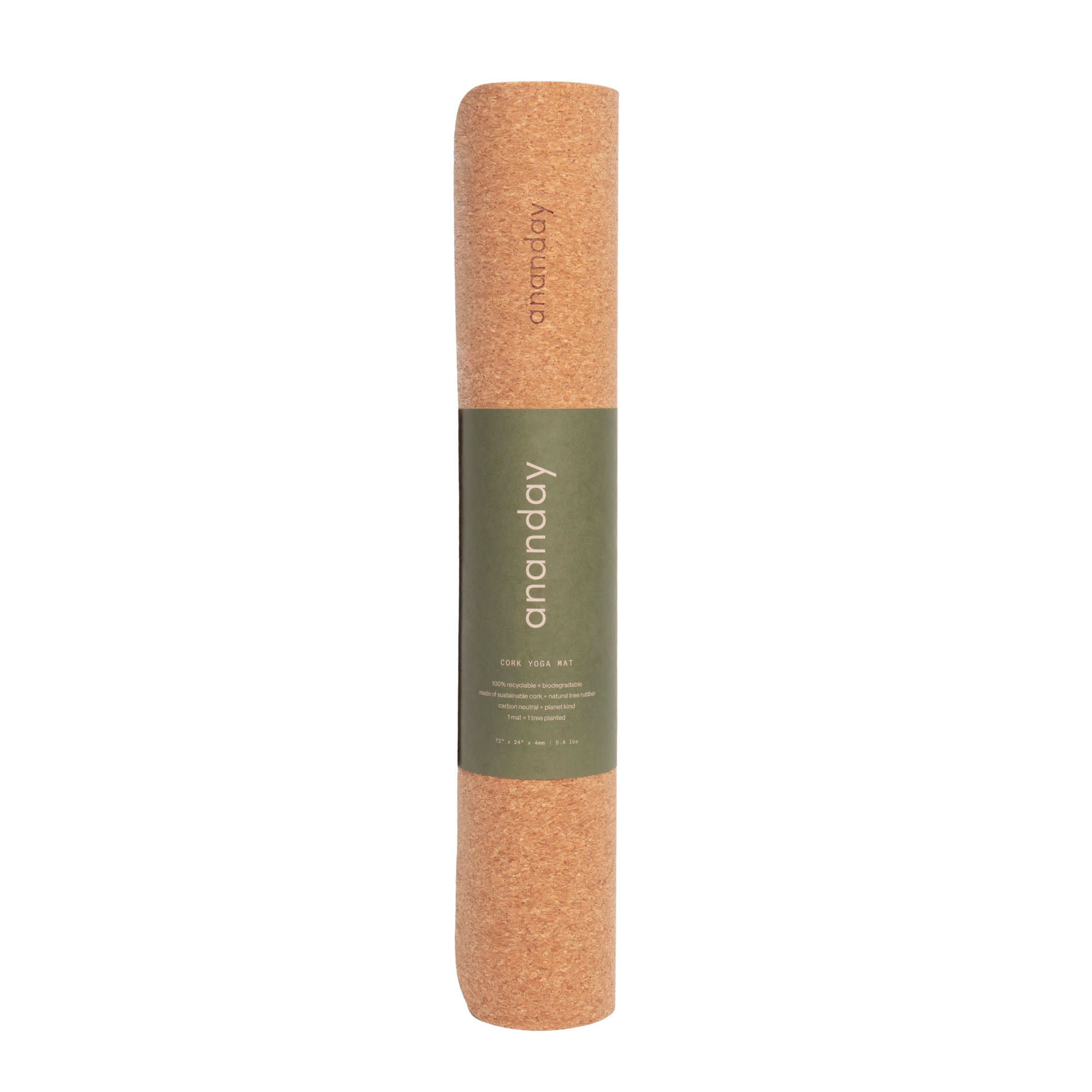 Ananday Cork Yoga Mat Ananday | Heirloom Boulevard