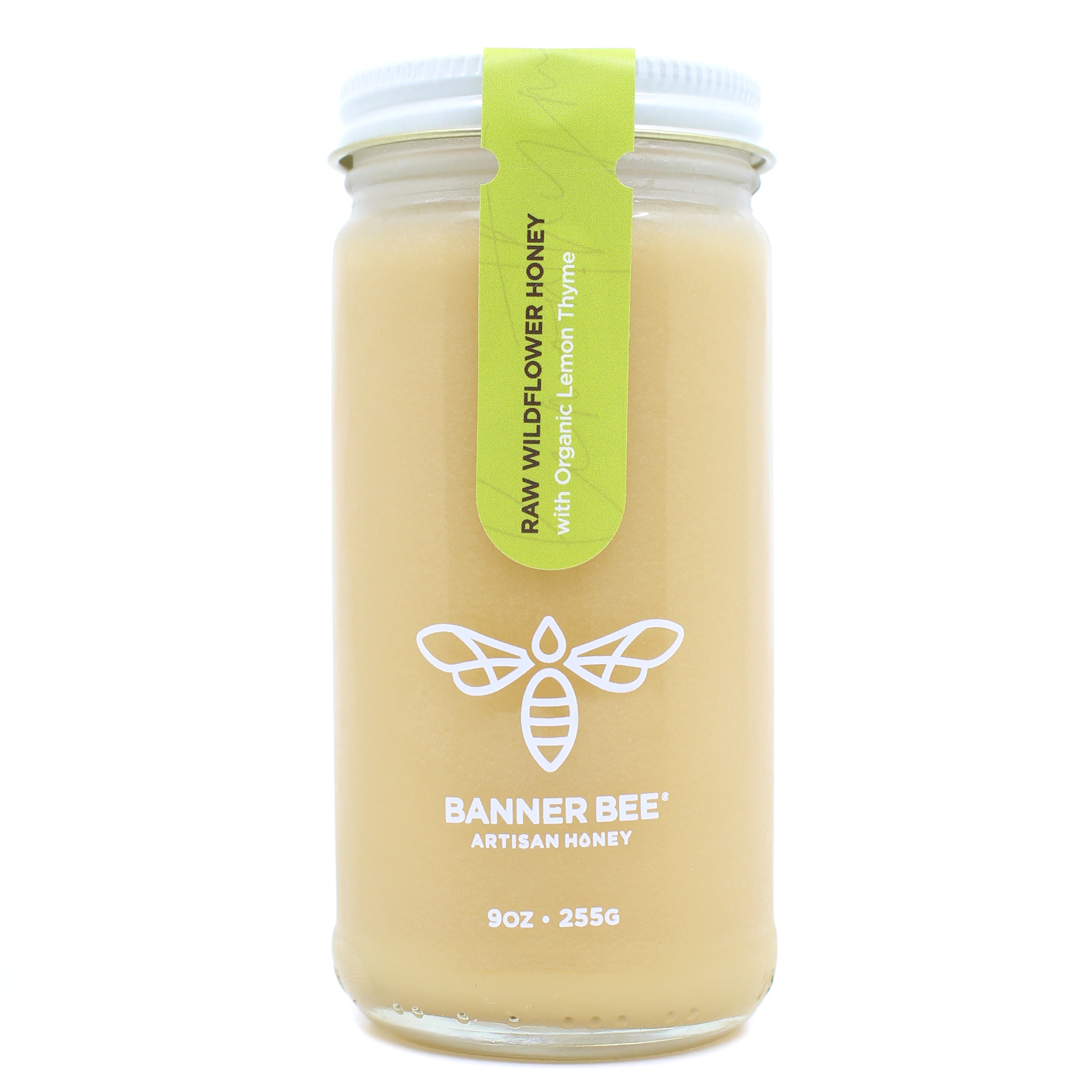 BannerBee Company Lemon Thyme Infused Raw Honey
