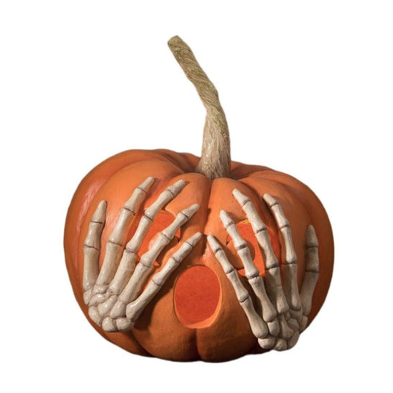 Peek-a-Boo Pumpkin Orange by Bethany Lowe Designs Quirks! | Heirloom Boulevard