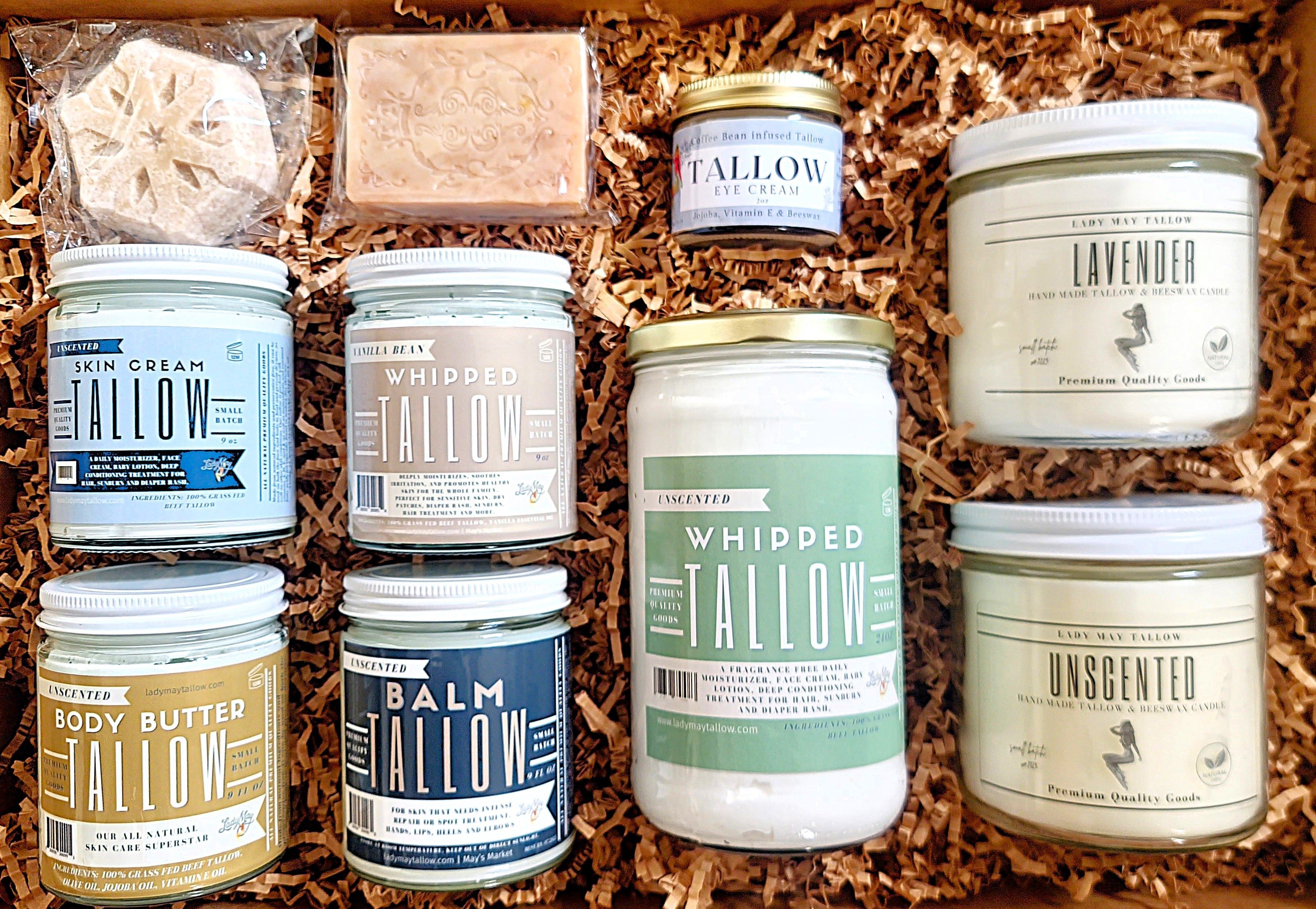 ultimate in skin pampering with The Lady May Ultimate Tallow Skincare Gift Box Lady May Tallow | Heirloom Boulevard