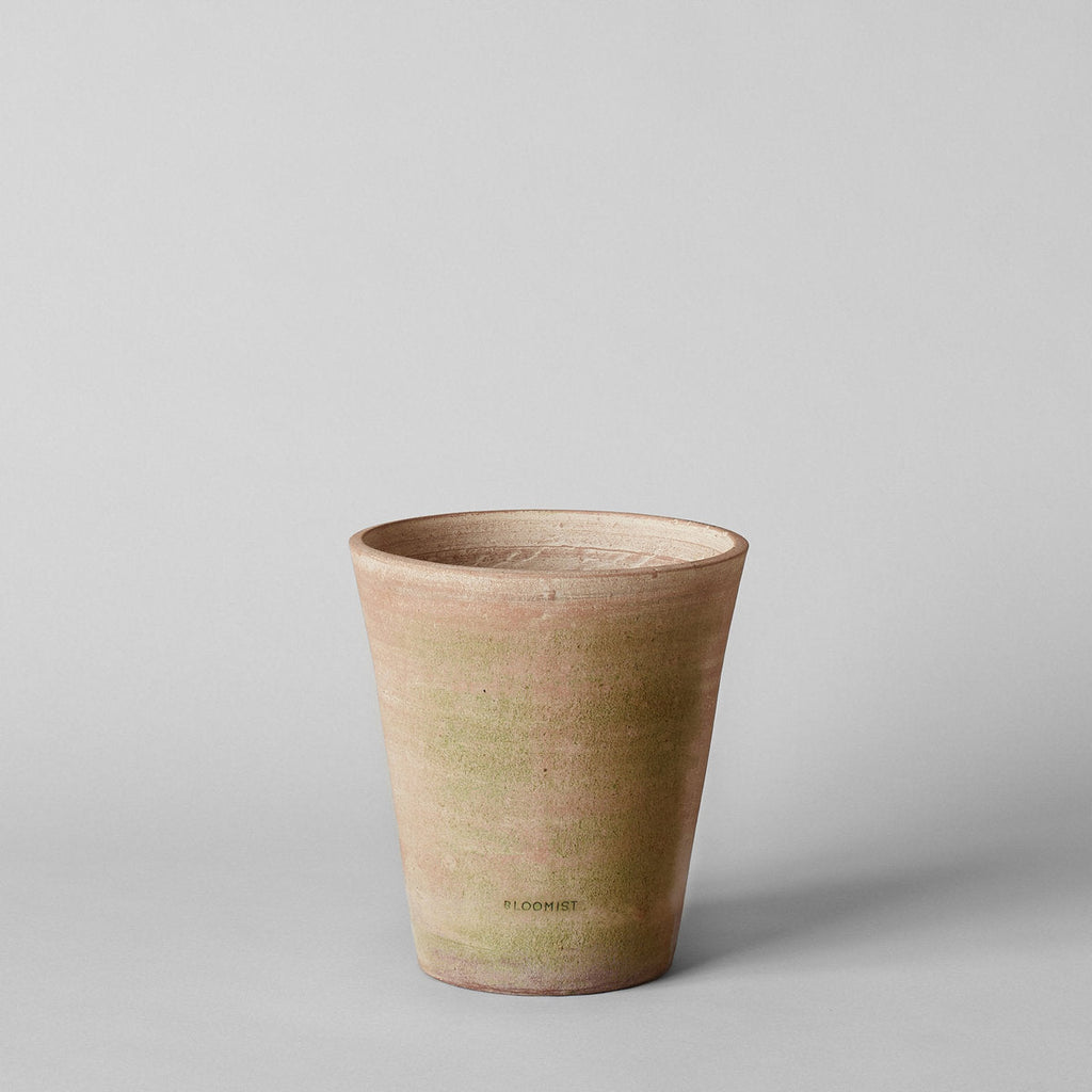 Bloomist Greenwash Terracotta Studio Planter XXX-Large With Tray | Heirloom Boulevard