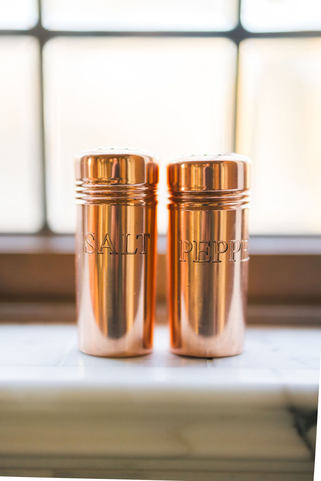 Galley & Fen Copper Salt & Pepper Shakers | Heirloom Boulevard