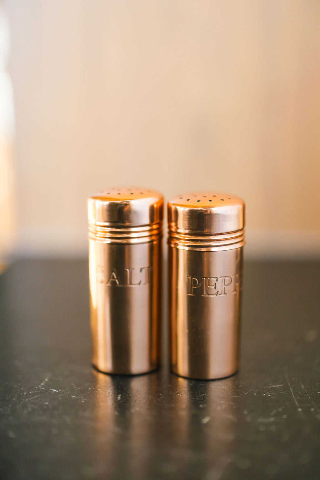 Galley & Fen Copper Salt & Pepper Shakers | Heirloom Boulevard