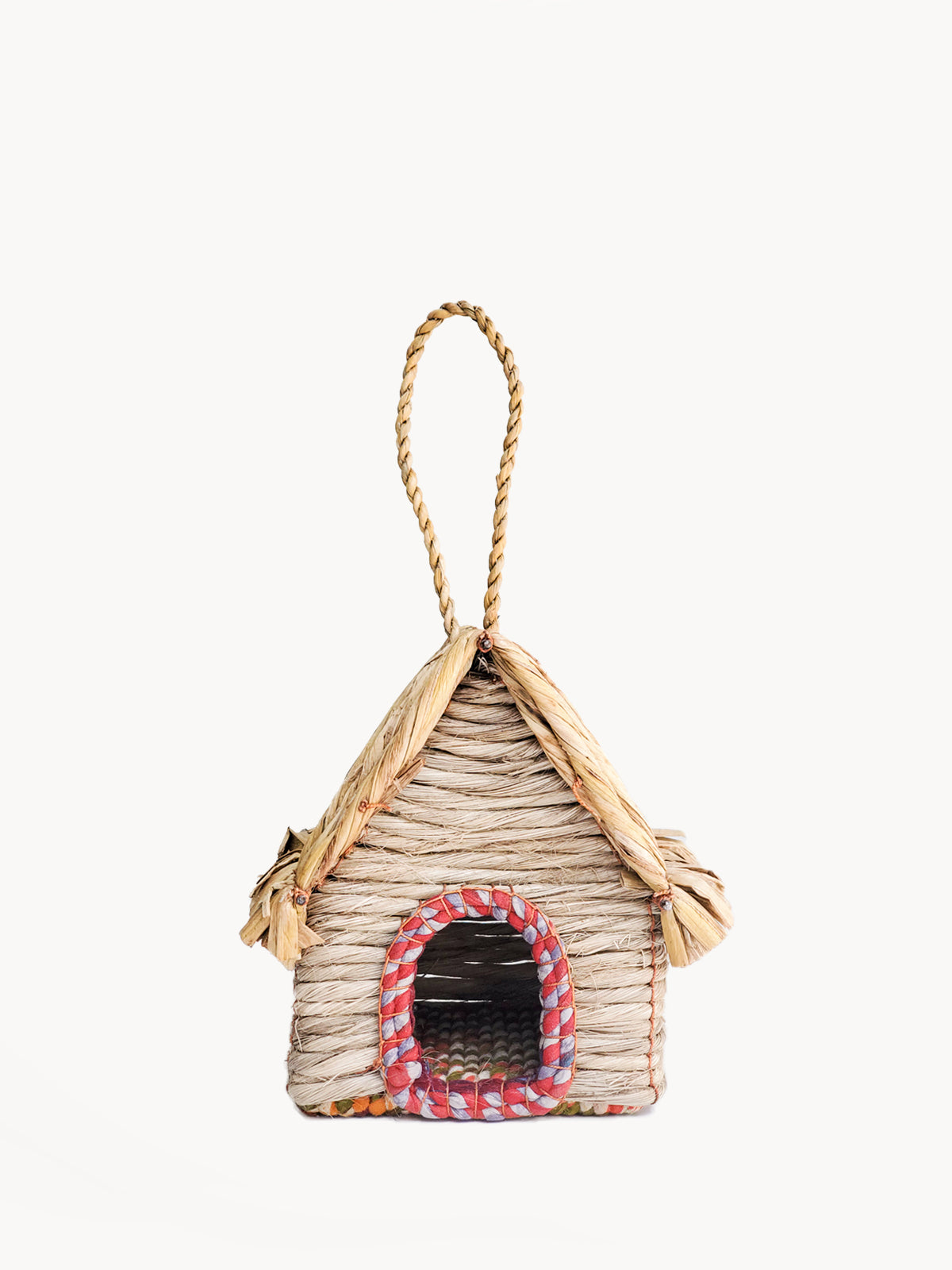 KORISSA Seagrass & Sari Birdhouse - Cabin | Heirloom Boulevard