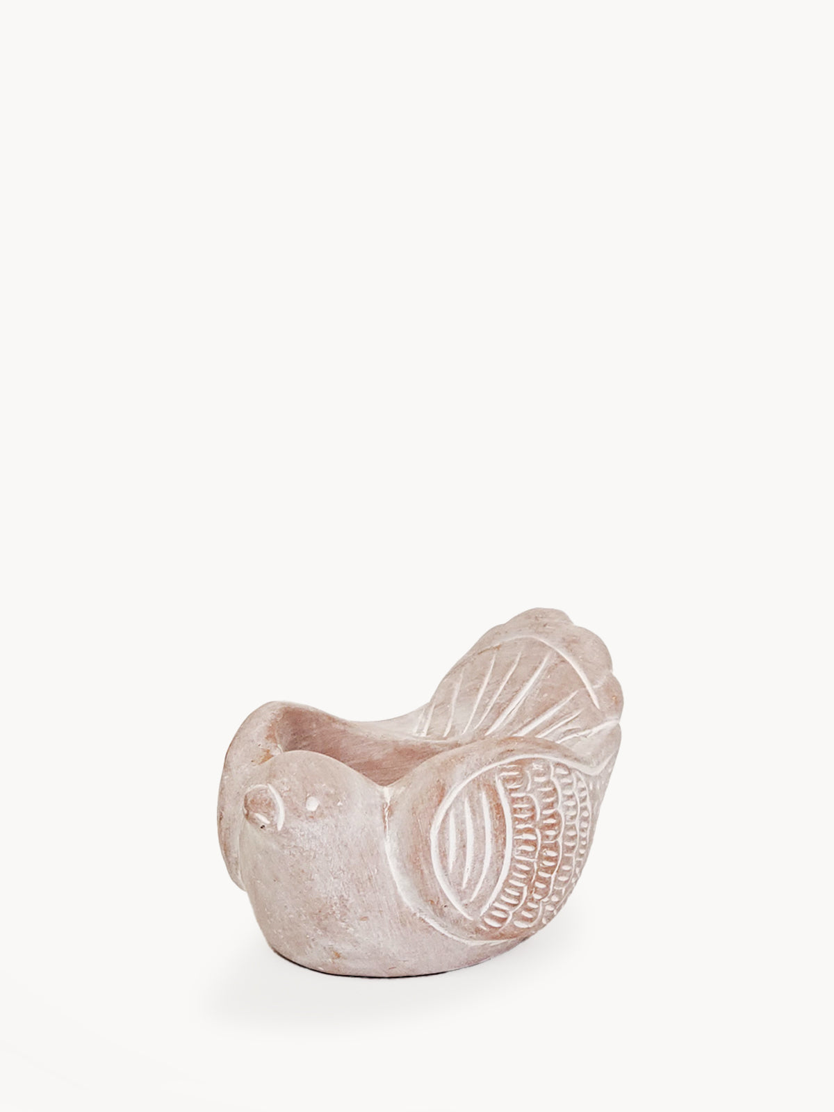 Terracotta Tea Light Candle Holder - Bird KORISSA | Heirloom Boulevard