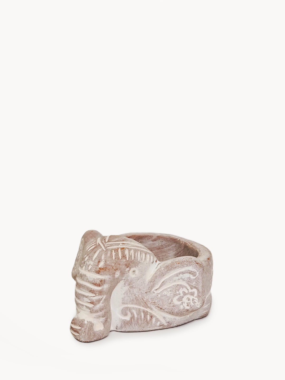 Terracotta Tea Light Candle Holder - Elephant KORISSA | Heirloom Boulevard