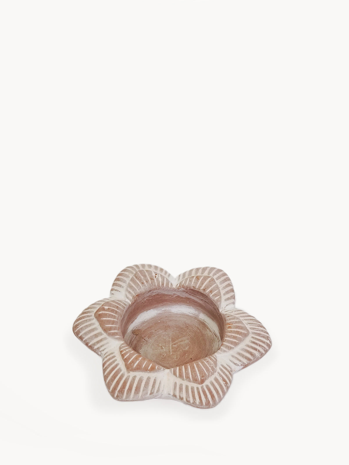 Terracotta Tea Light Candle Holder - Flower KORISSA | Heirloom Boulevard