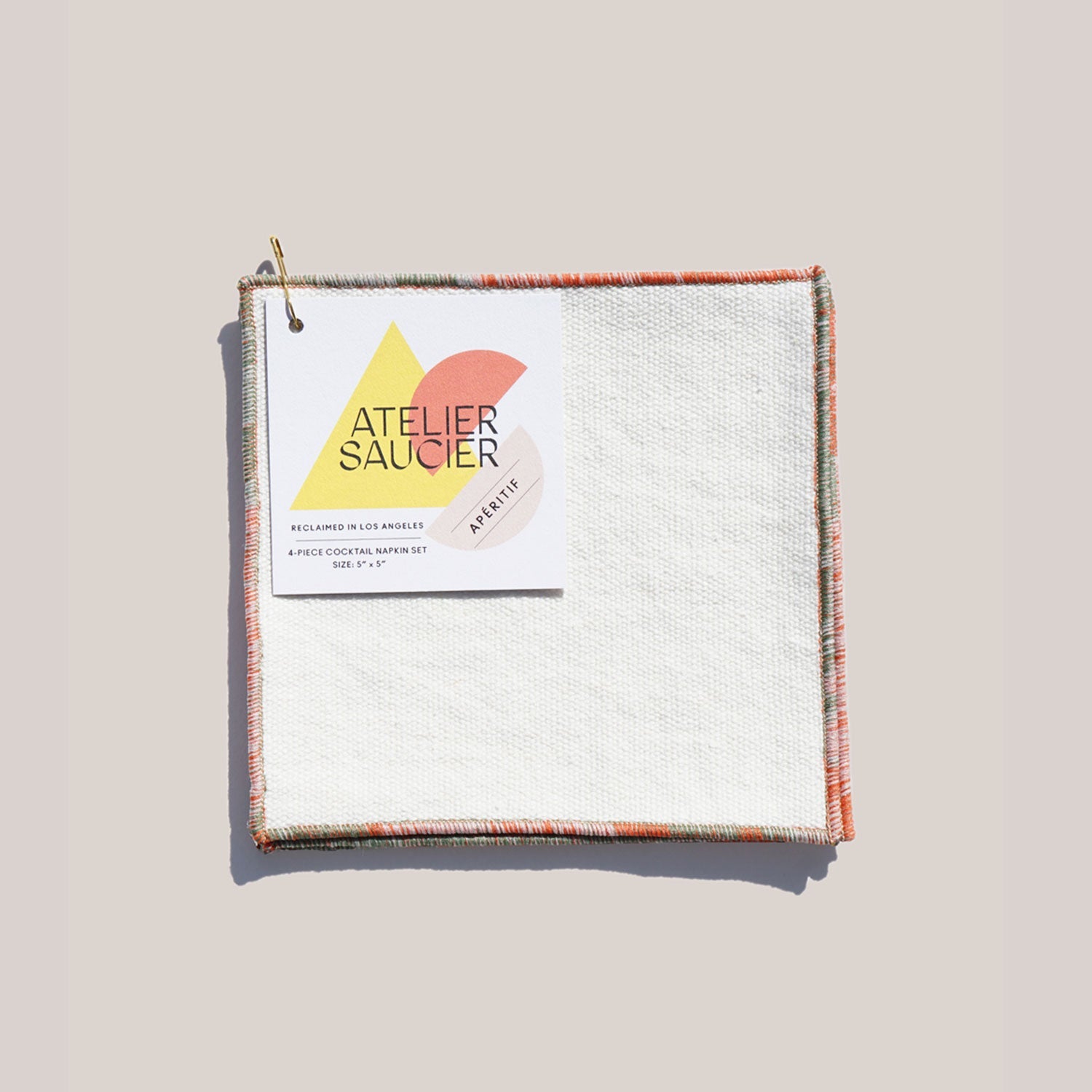 ATELIER SAUCIER The Santa Fe Cocktail Napkins | Set of 4 | Heirloom Boulevard
