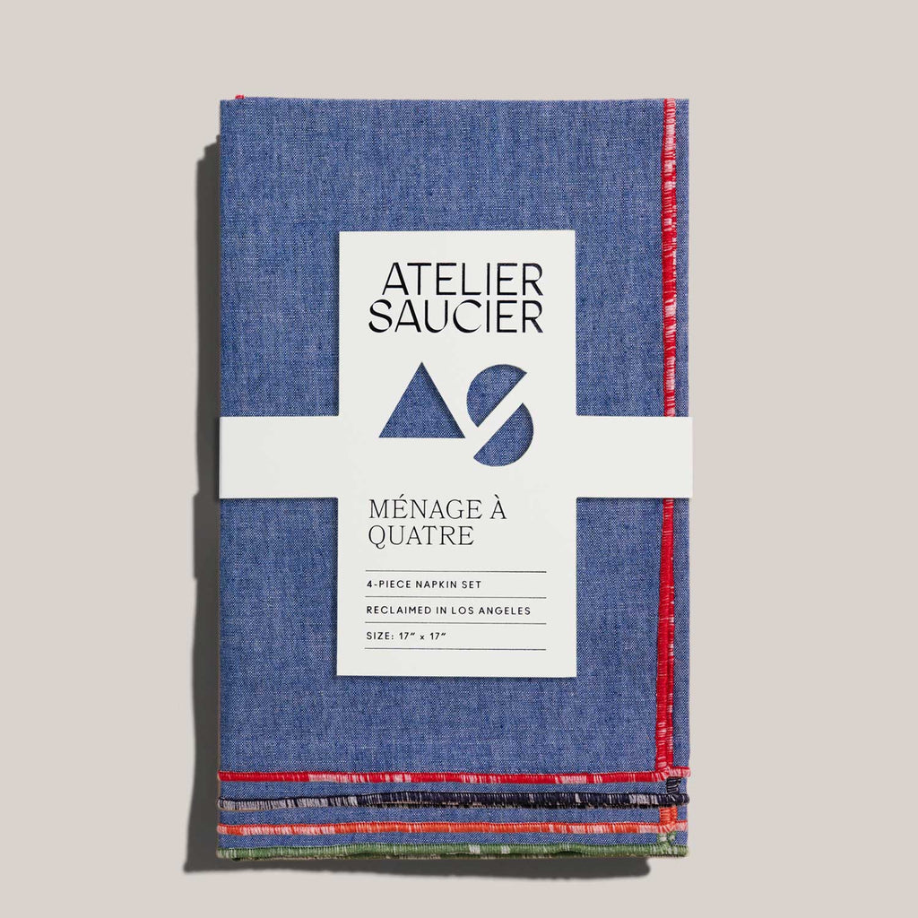 ATELIER SAUCIER Beach Ball Napkins | Set of 4 | Heirloom Boulevard