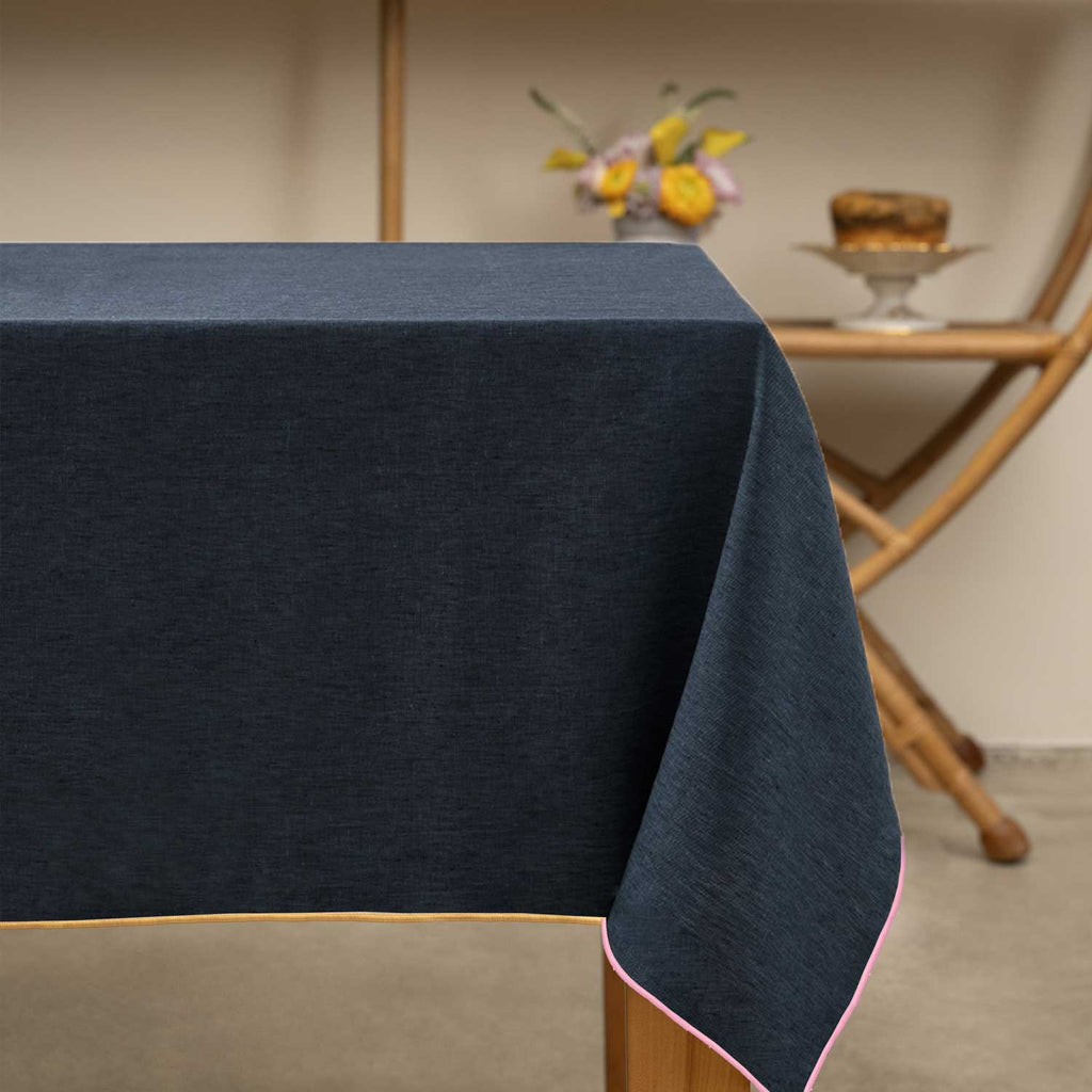 ATELIER SAUCIER Rainbow Denim Tablecloth | Heirloom Boulevard