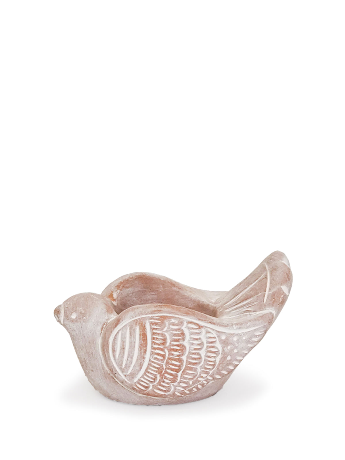 Terracotta Tea Light Candle Holder - Bird KORISSA | Heirloom Boulevard