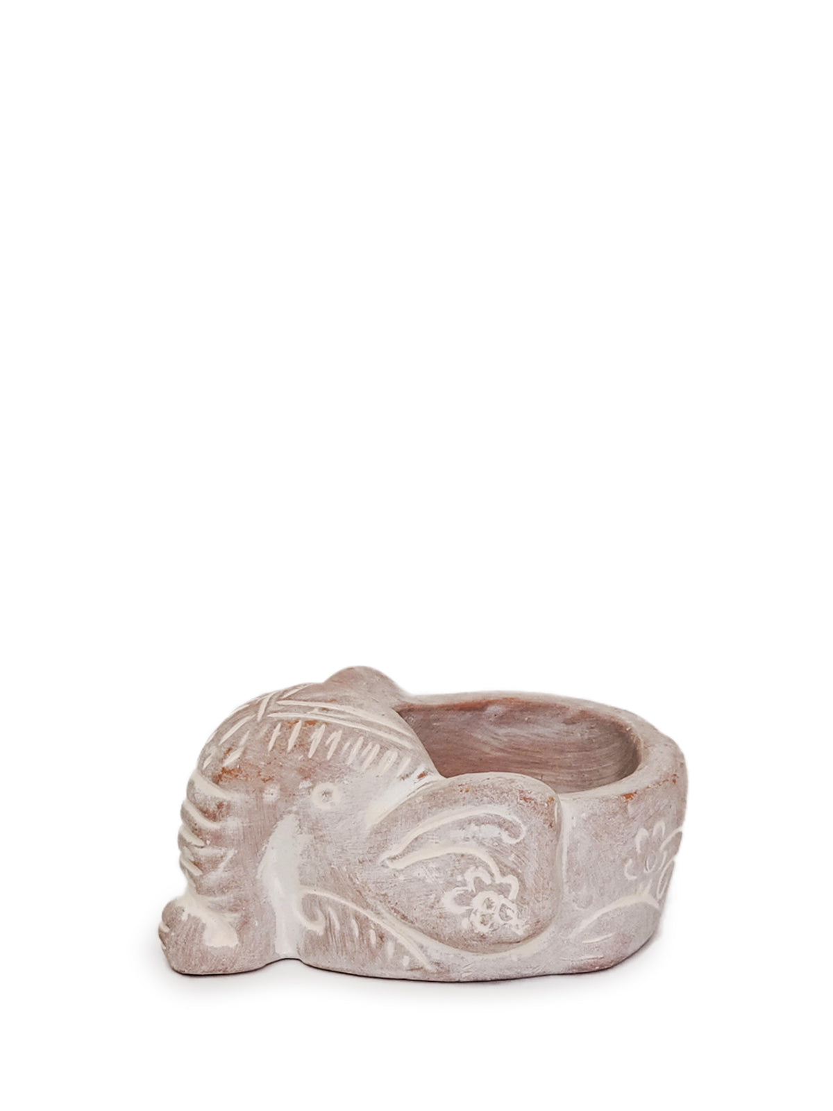 Terracotta Tea Light Candle Holder - Elephant KORISSA | Heirloom Boulevard