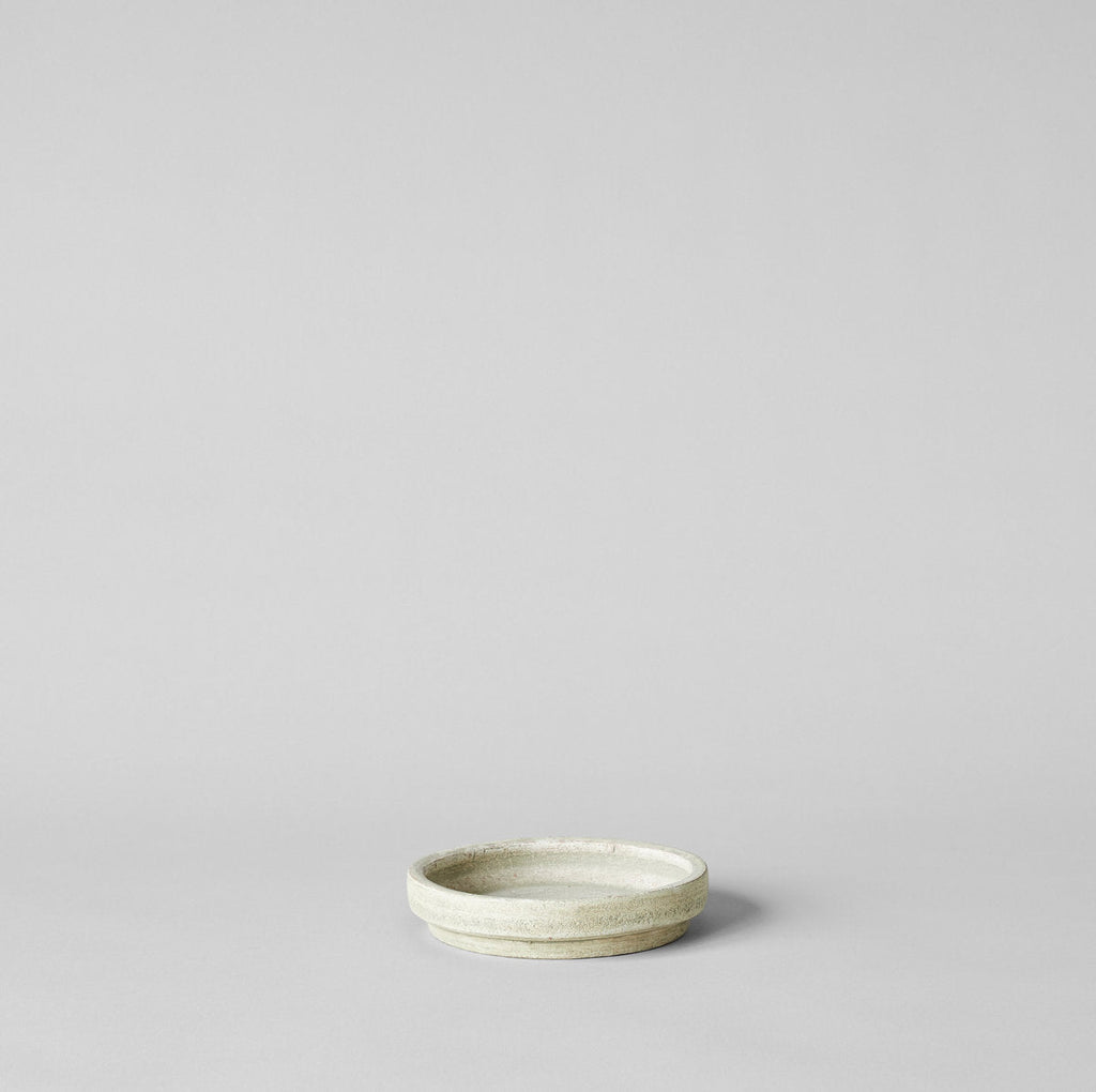 Bloomist Tray for Basic Planter, White Patina | Heirloom Boulevard