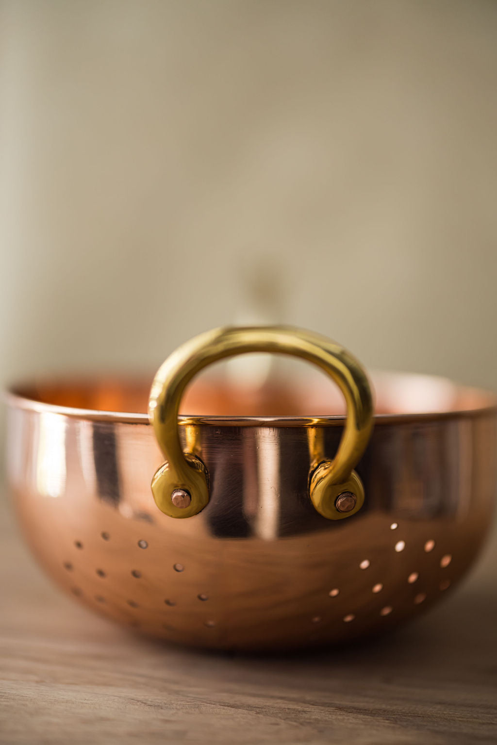 Galley & Fen Copper Colander | Heirloom Boulevard