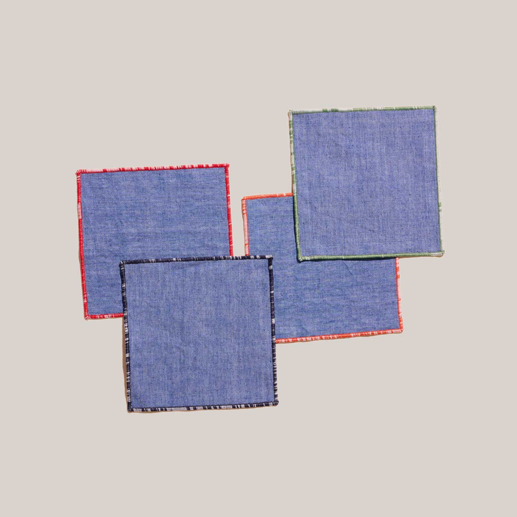 ATELIER SAUCIER Beach Ball Cocktail Napkins | Set of 4 | Heirloom Boulevard