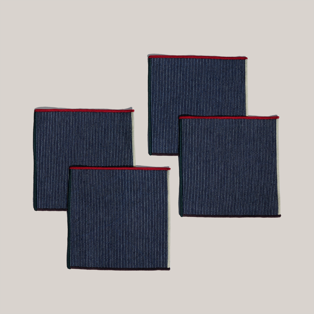 ATELIER SAUCIER Moonstone Cocktail Napkins | Set of 4 | Heirloom Boulevard