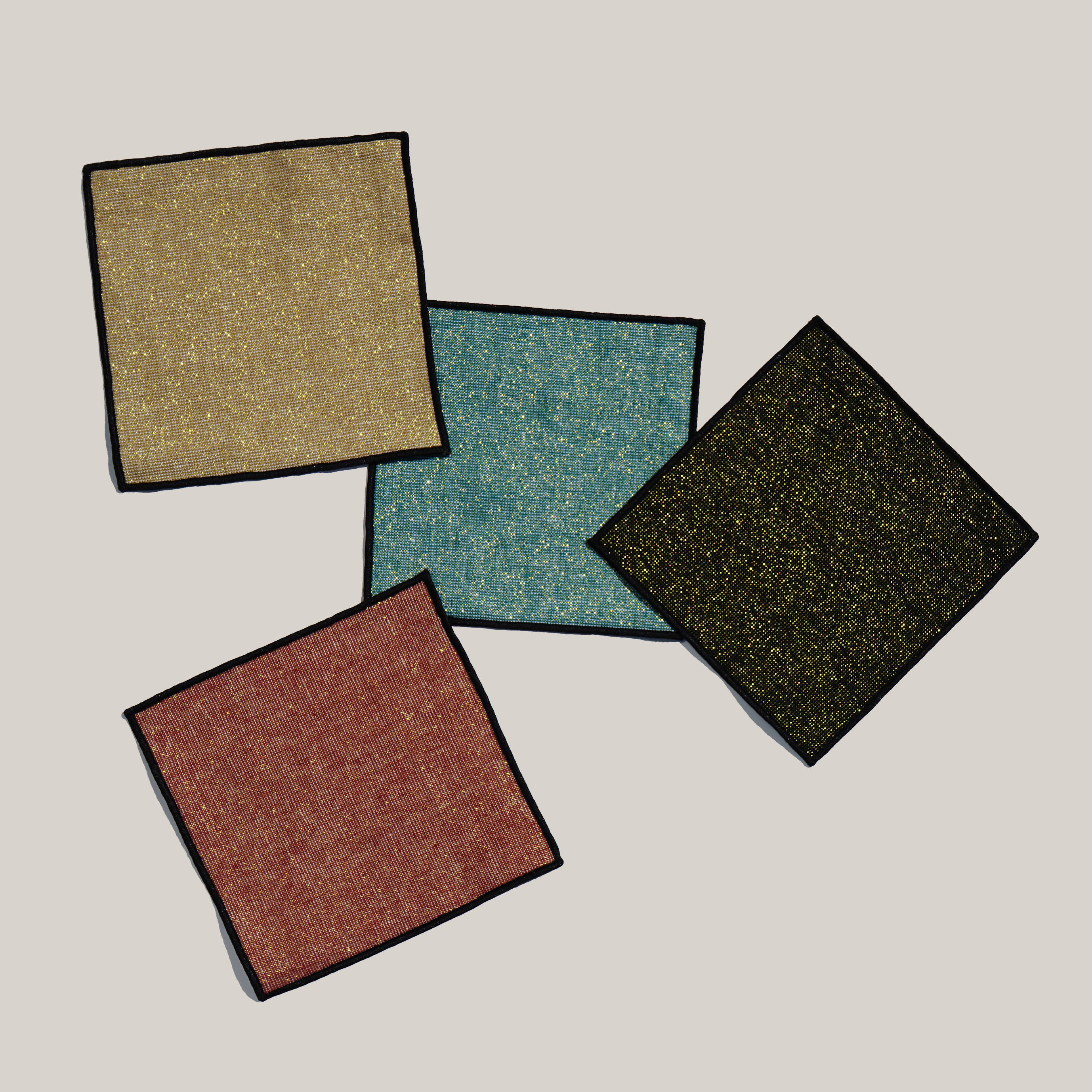 ATELIER SAUCIER Luxxe Cocktail Napkins | Set of 4 | Heirloom Boulevard