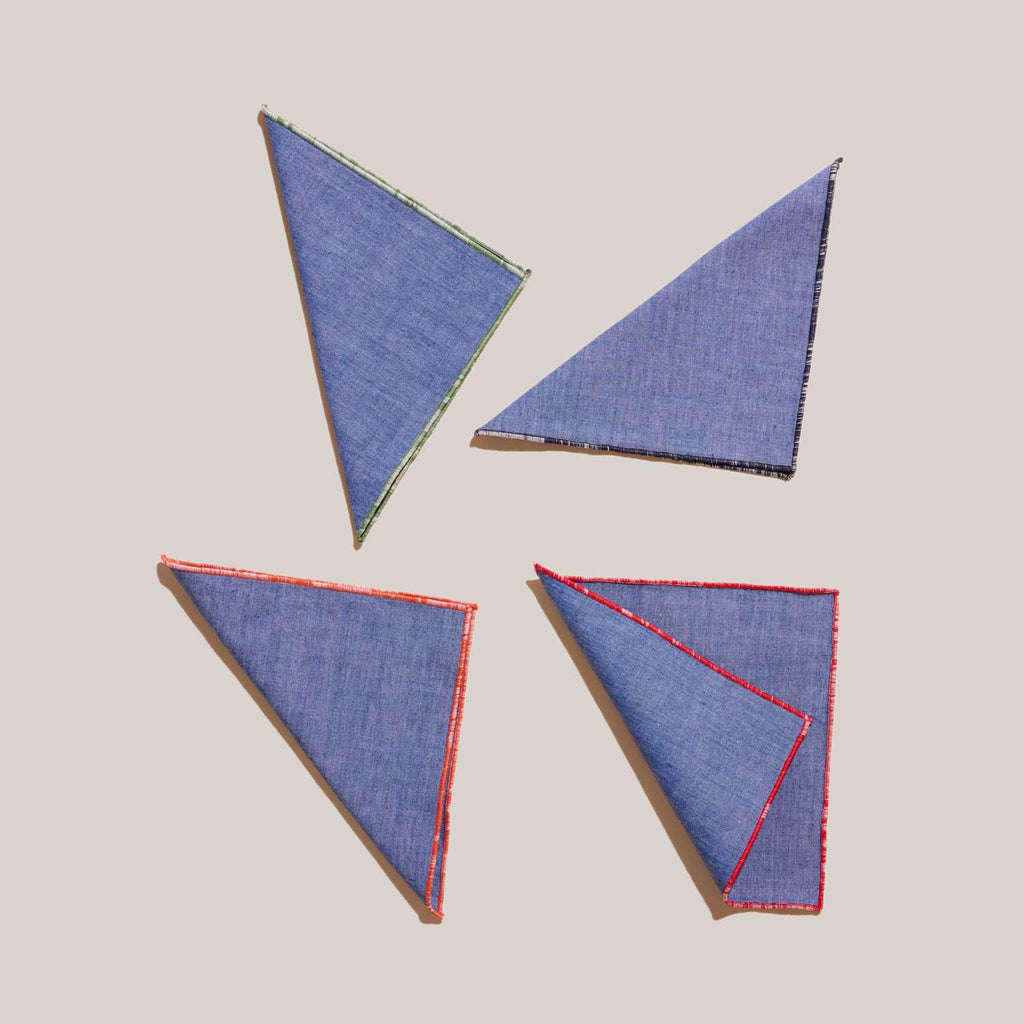 ATELIER SAUCIER Beach Ball Appetizer Napkins | Set of 4 | Heirloom Boulevard