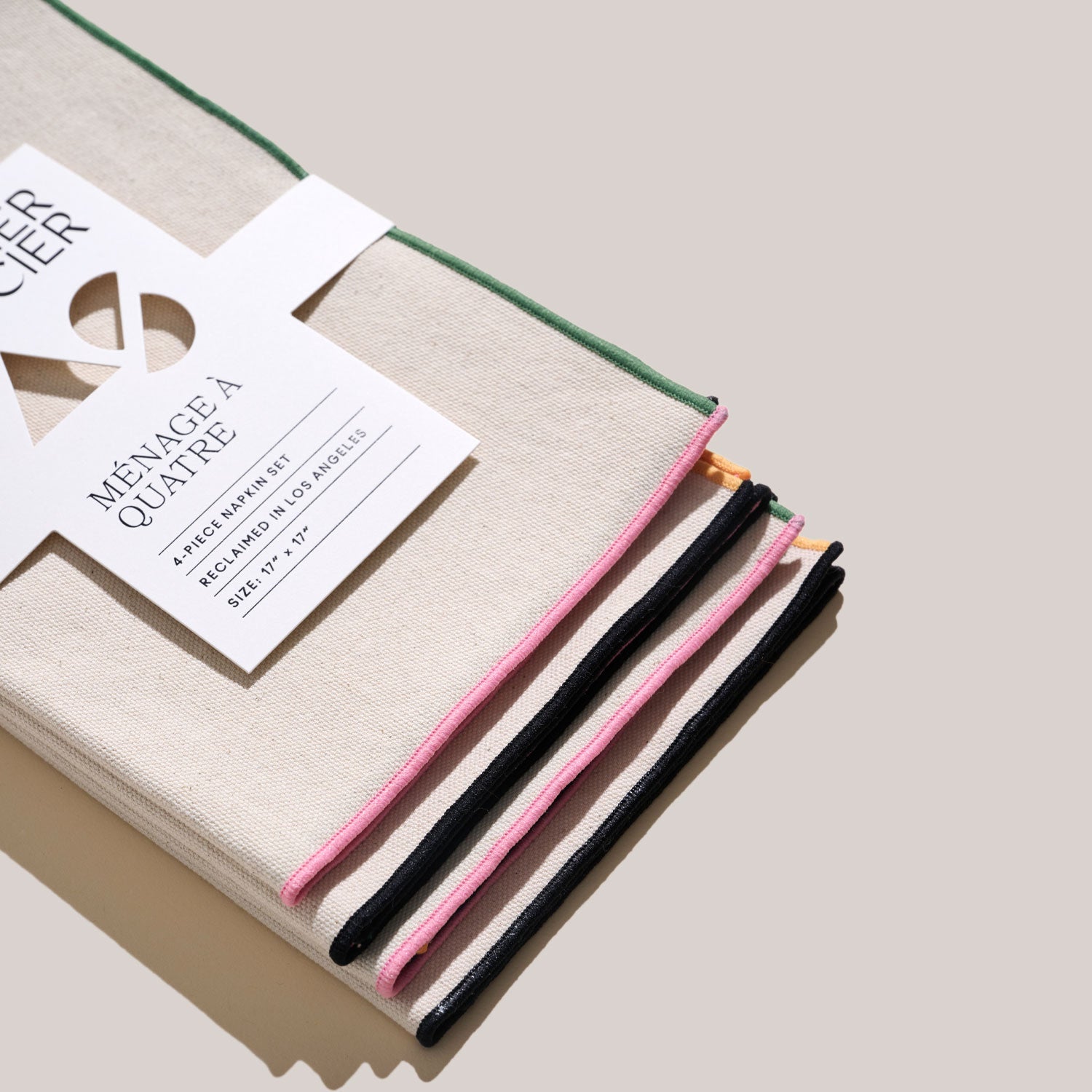 Macaw Burlap Napkins | Set of 4