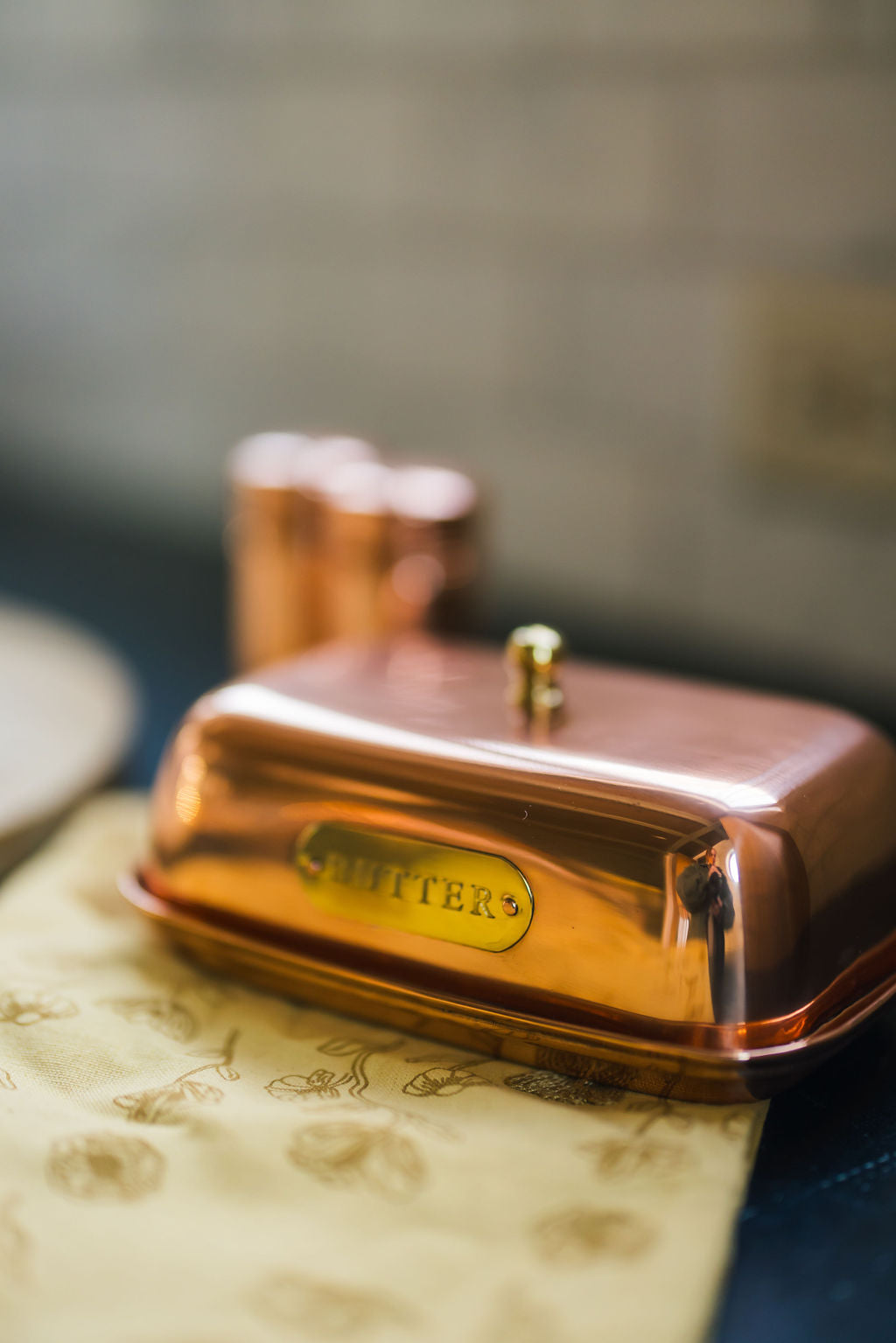 Galley & Fen Yellow Poppy Embroidered Dish Towel | Heirloom Boulevard