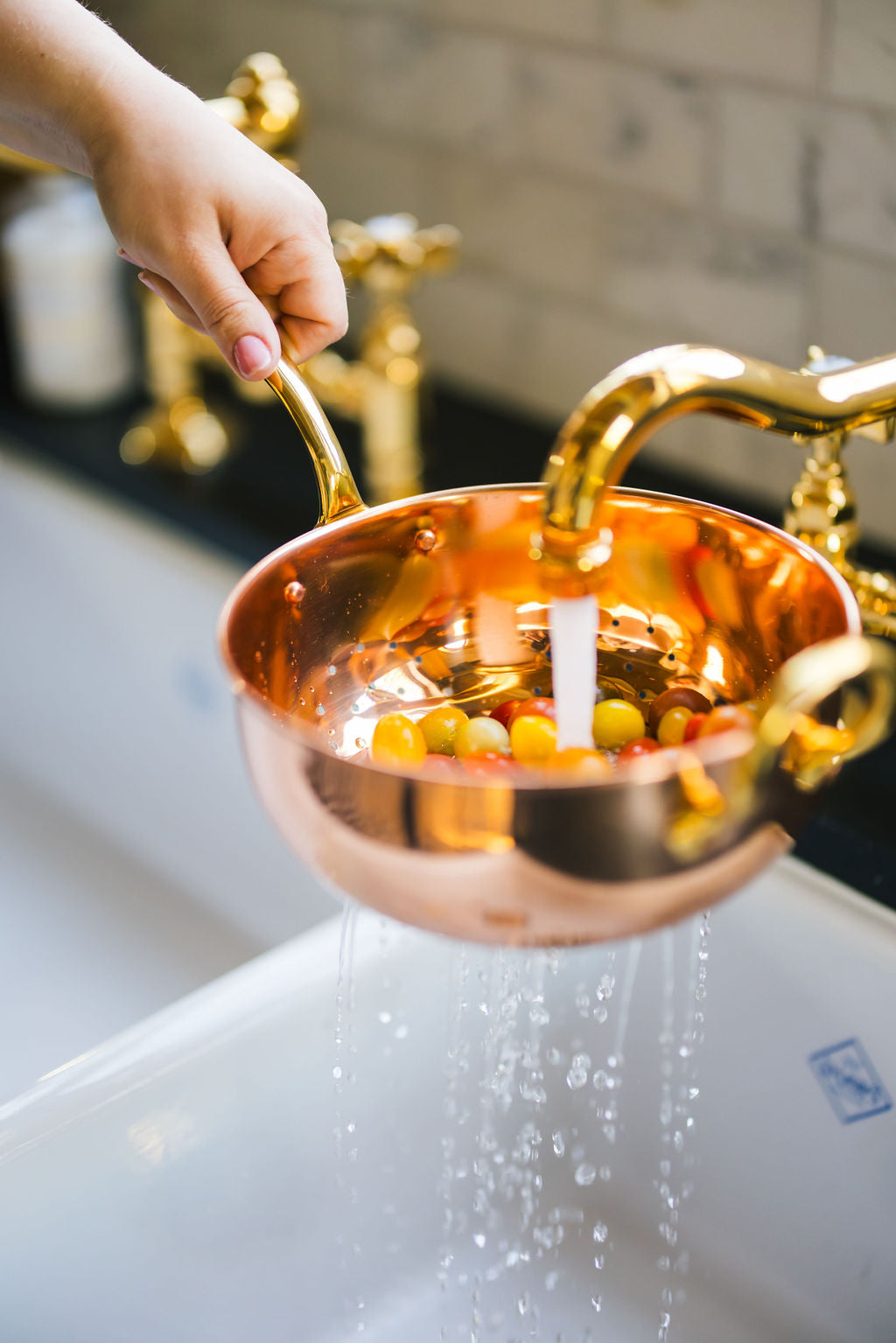 Galley & Fen Copper Colander | Heirloom Boulevard