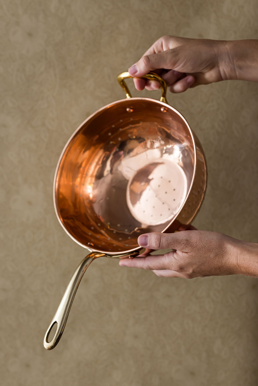 Galley & Fen Copper Colander | Heirloom Boulevard