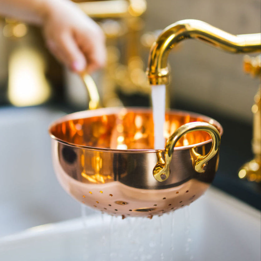Galley & Fen Copper Colander | Heirloom Boulevard