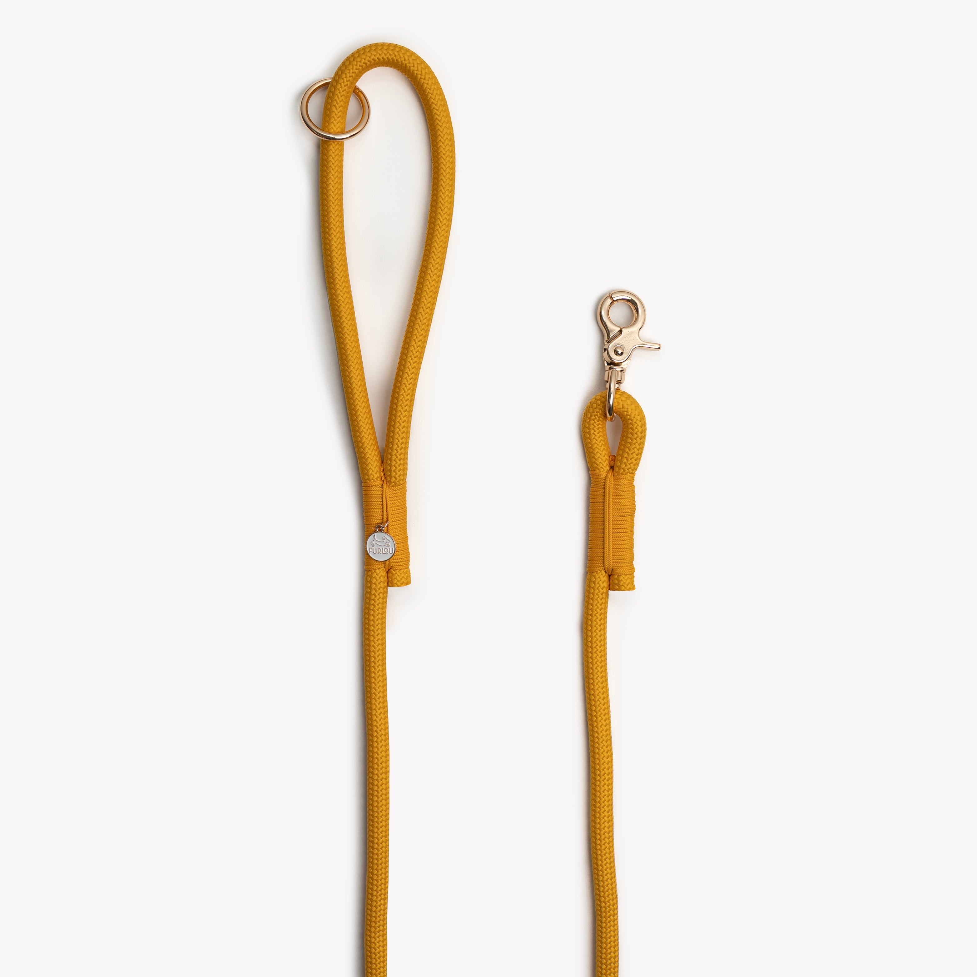 'Yellow' - Braided Rope Leash FURLOU | Heirloom Boulevard