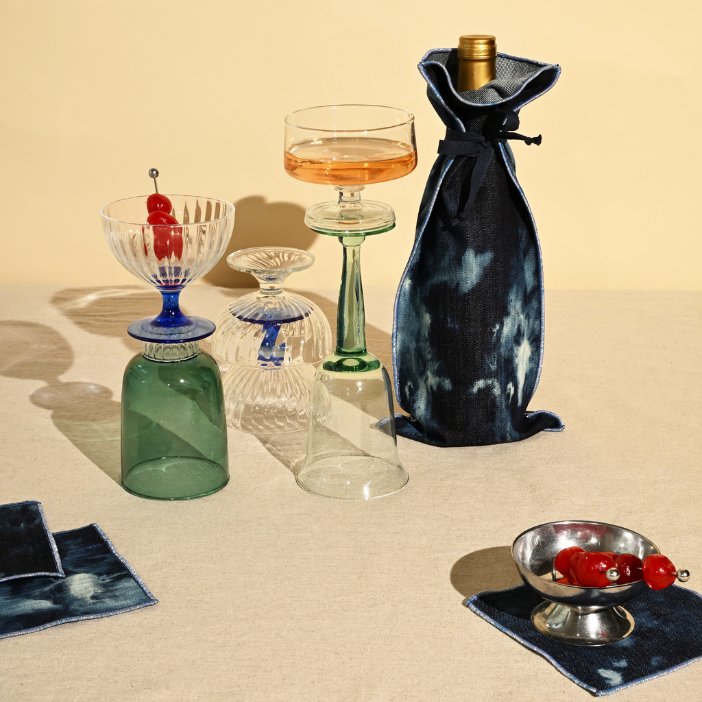 ATELIER SAUCIER Après Ski Cocktail Napkins | Set of 4 | Heirloom Boulevard