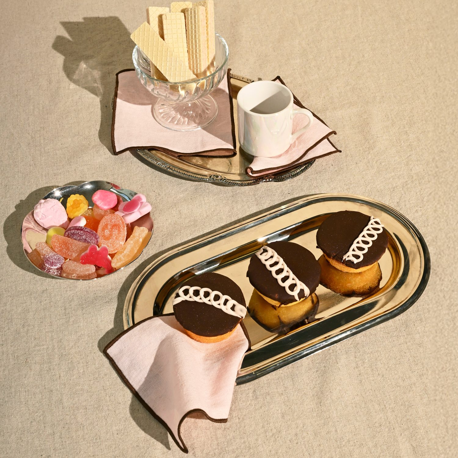 ATELIER SAUCIER Neapolitan Cocktail Napkins | Set of 4 | Heirloom Boulevard