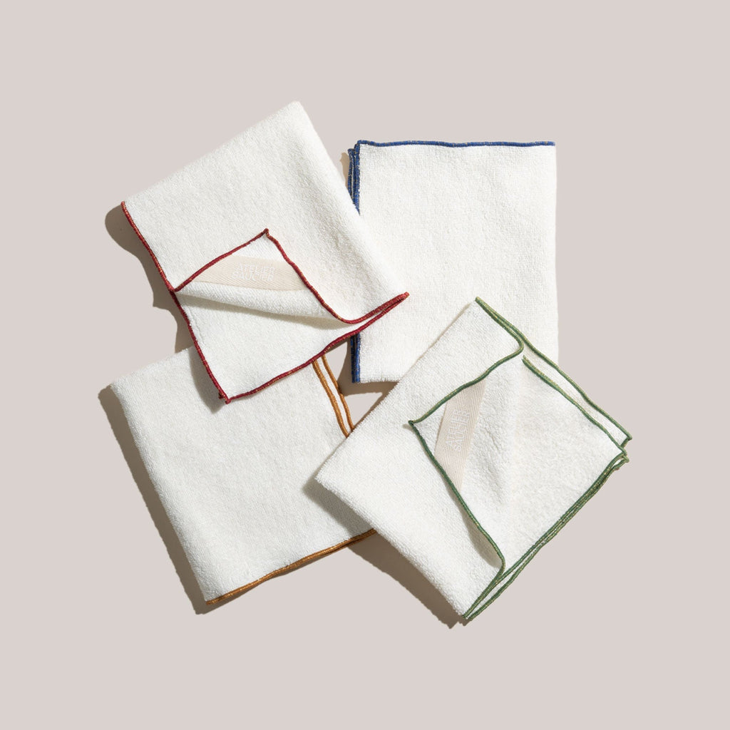 ATELIER SAUCIER Tailgate Terrycloth Dish Towels | Set of 4 | Heirloom Boulevard