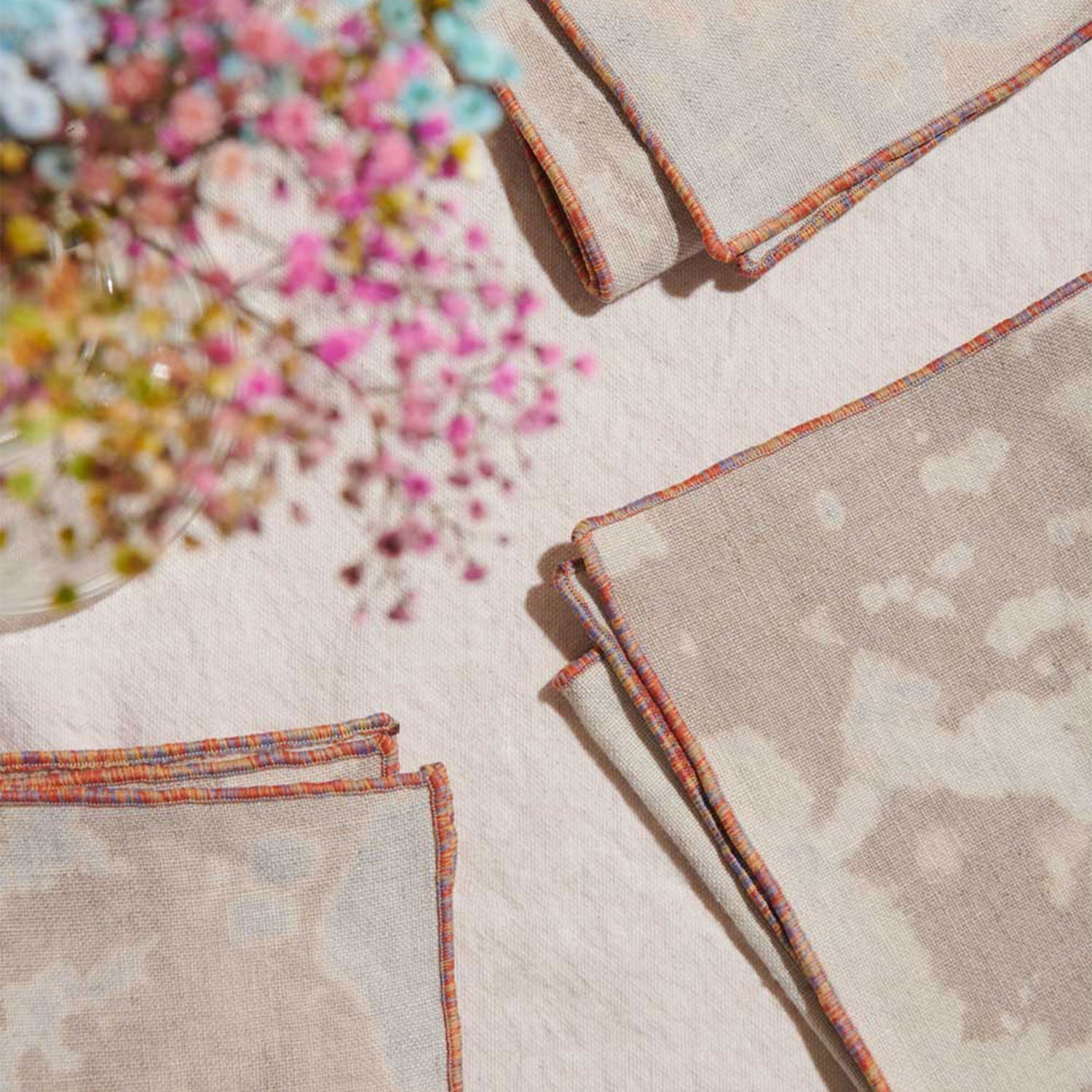 ATELIER SAUCIER Sunrise Linen Napkins | Set of 4 | Heirloom Boulevard