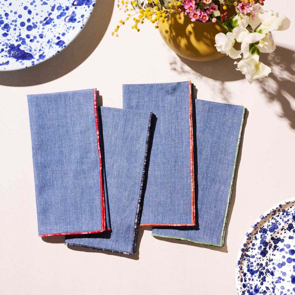 ATELIER SAUCIER Beach Ball Napkins | Set of 4 | Heirloom Boulevard