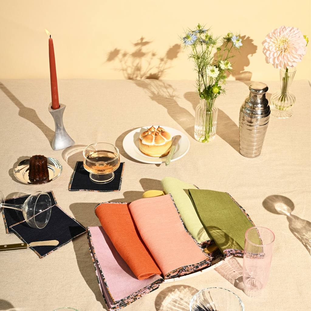 ATELIER SAUCIER Chroma Cocktail Napkins | Set of 4 | Heirloom Boulevard