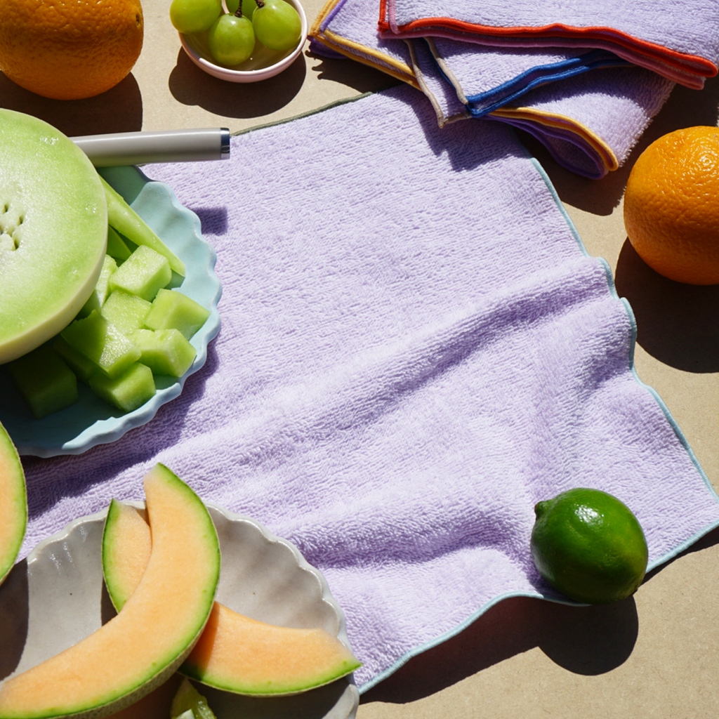 ATELIER SAUCIER Rainbow Pop Terrycloth Dish Towels | Set of 4 | Heirloom Boulevard