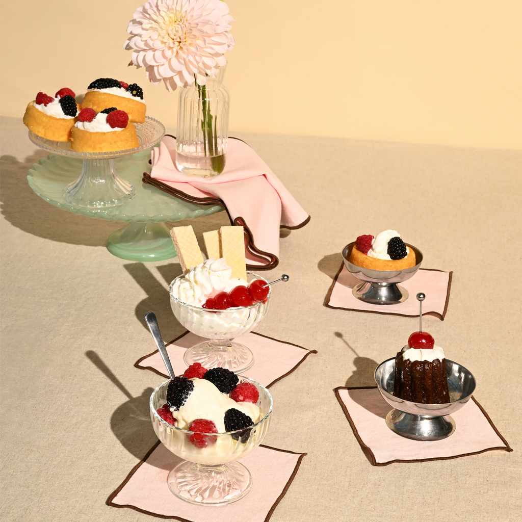 ATELIER SAUCIER Neapolitan Cocktail Napkins | Set of 4 | Heirloom Boulevard