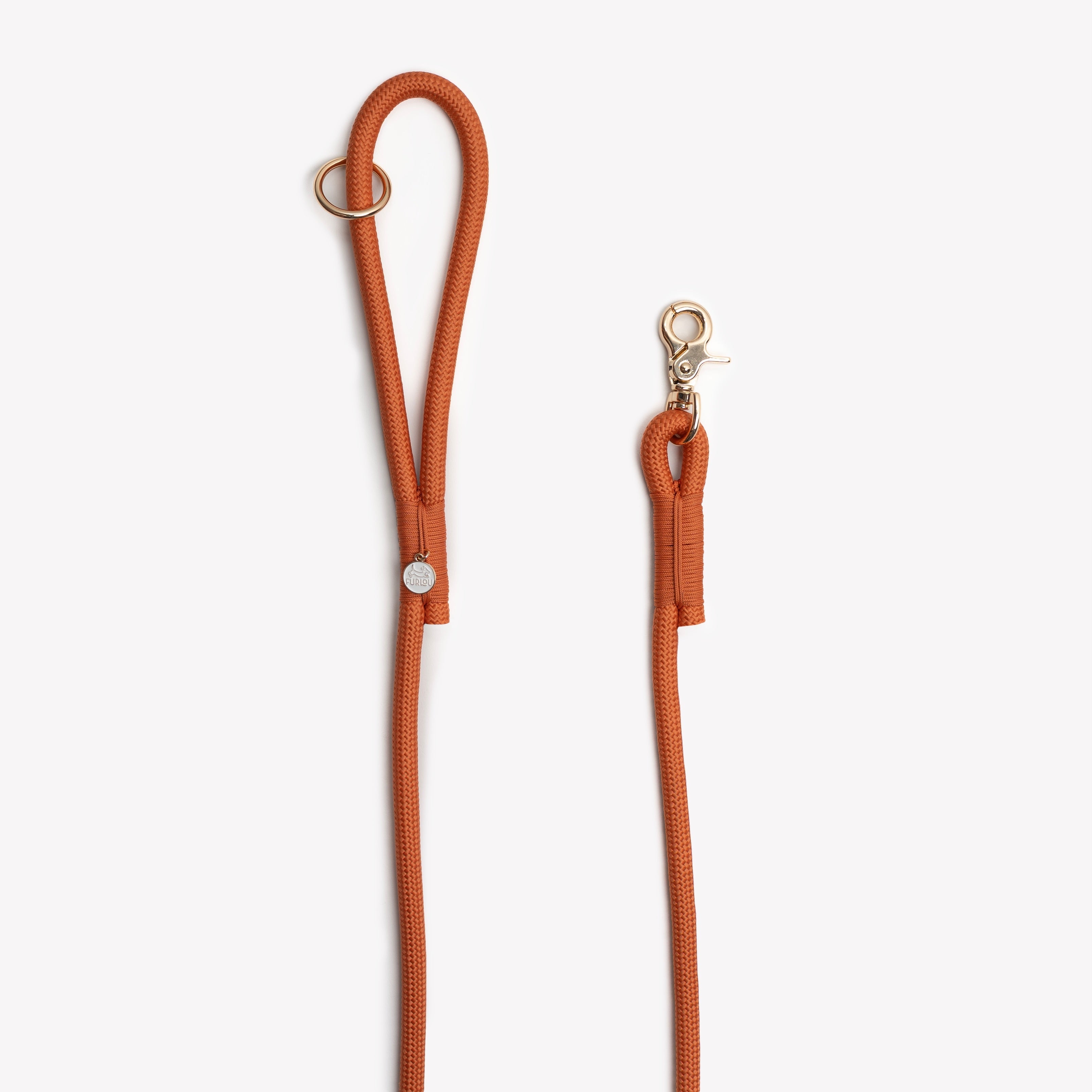 'Terracotta' - Braided Rope Leash FURLOU | Heirloom Boulevard