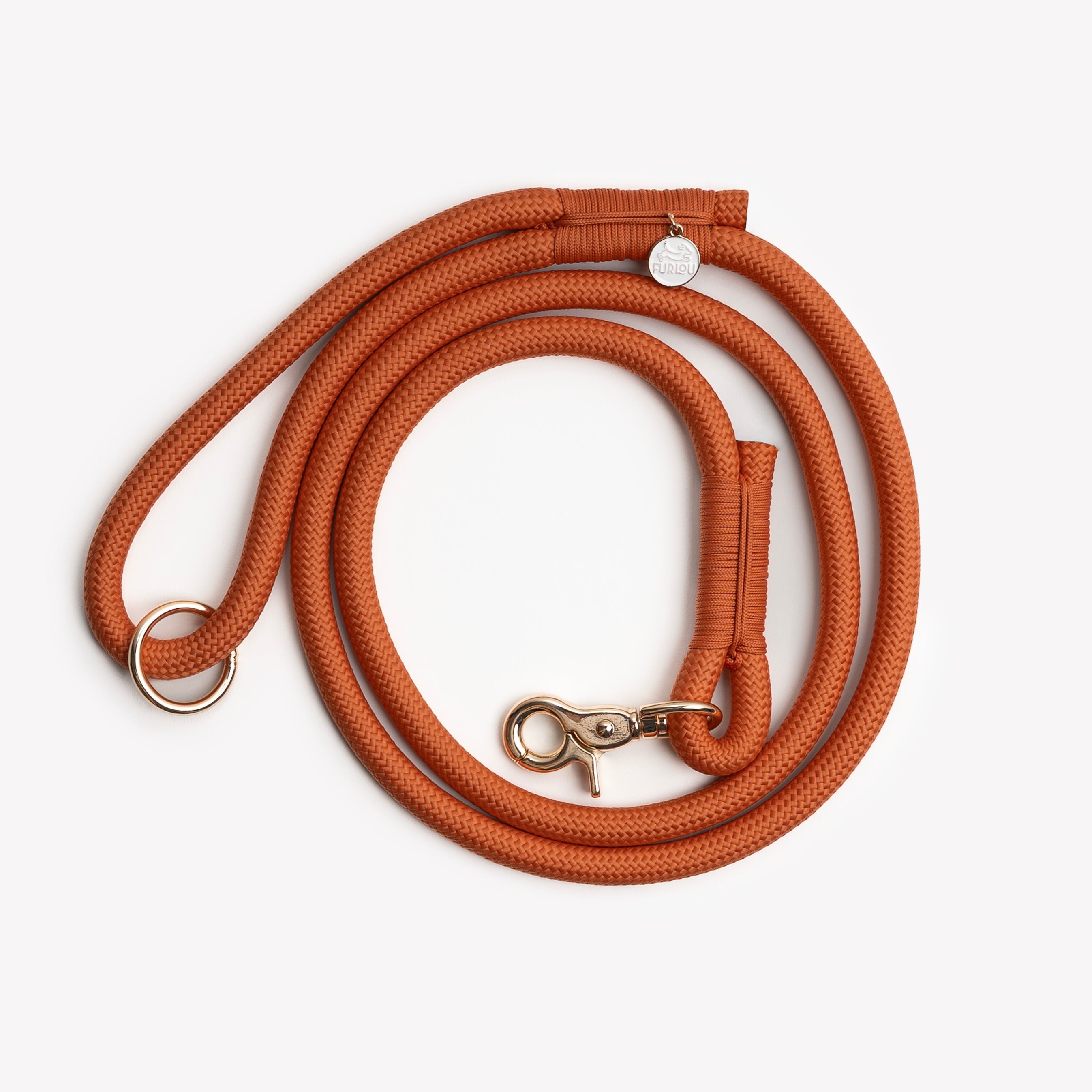 'Terracotta' - Braided Rope Leash FURLOU | Heirloom Boulevard