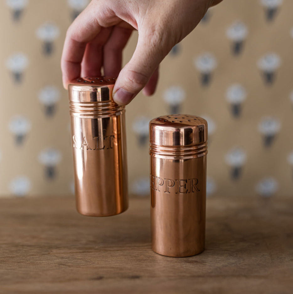 Galley & Fen Copper Salt & Pepper Shakers | Heirloom Boulevard