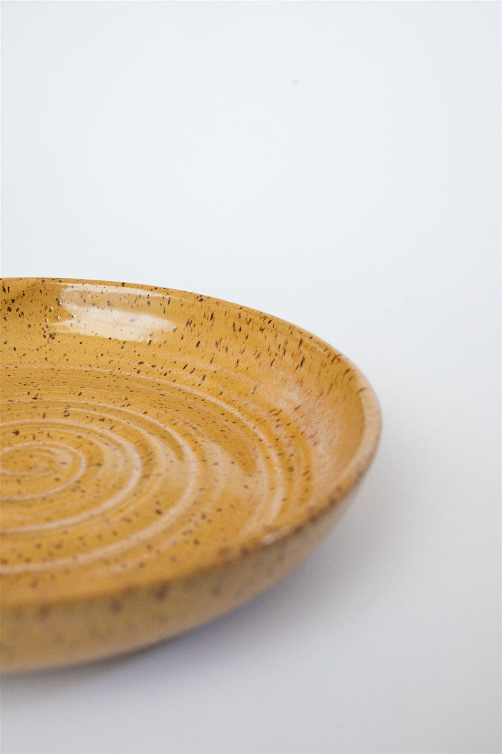 KJ Pottery Pasta Bowl Mustard Yellow | Heirloom Boulevard