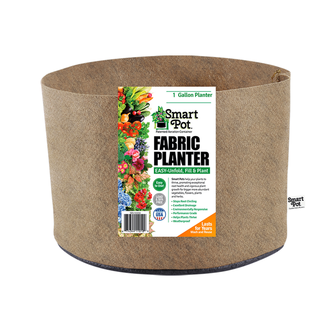 Smart Pot Fabric Planter 1 Gallon Natural Without Handles | Heirloom Boulevard