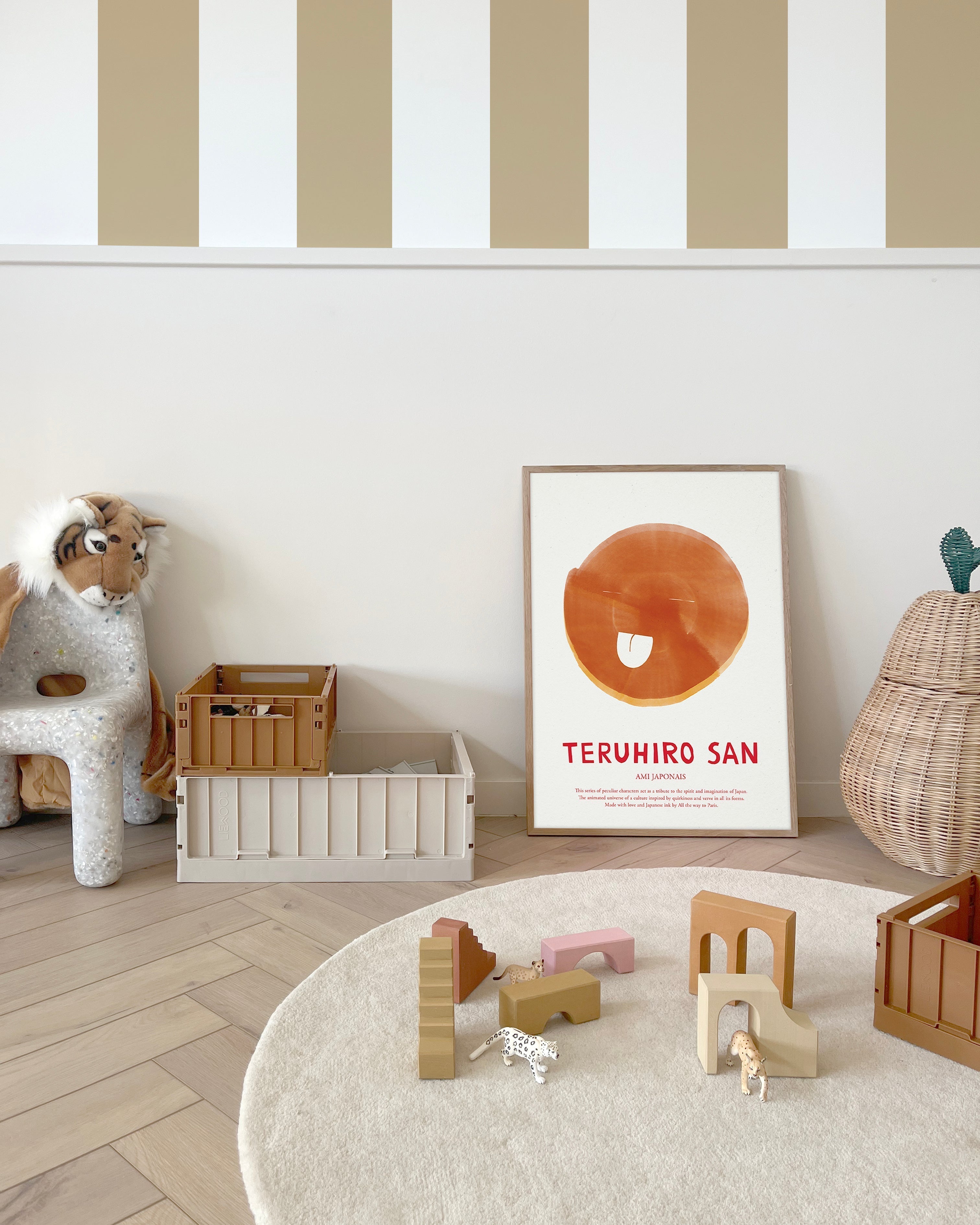 Maison Deux Maison Deux Rug SOLID Off White 3.9 ft diameter VICILink | Heirloom Boulevard