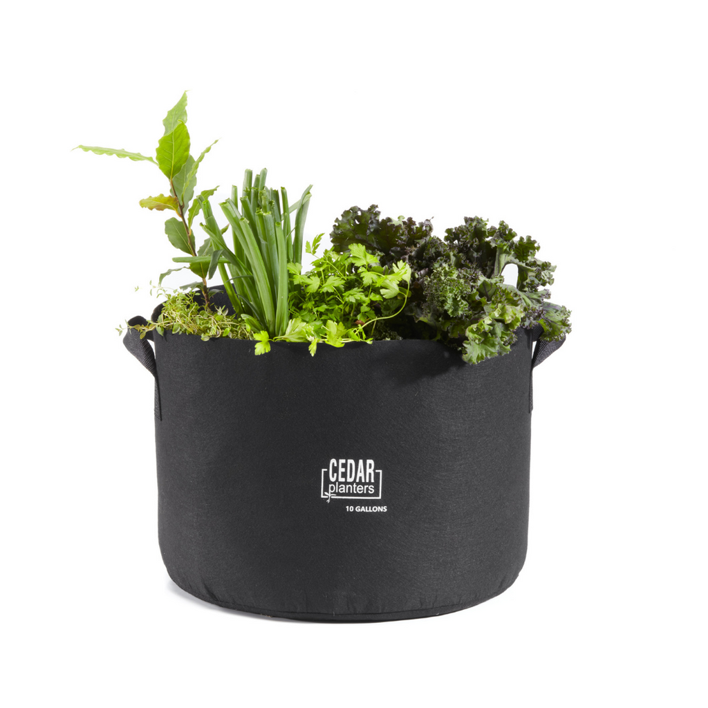 Cedar Planters Grow Bag (10 Gallon) | Heirloom Boulevard