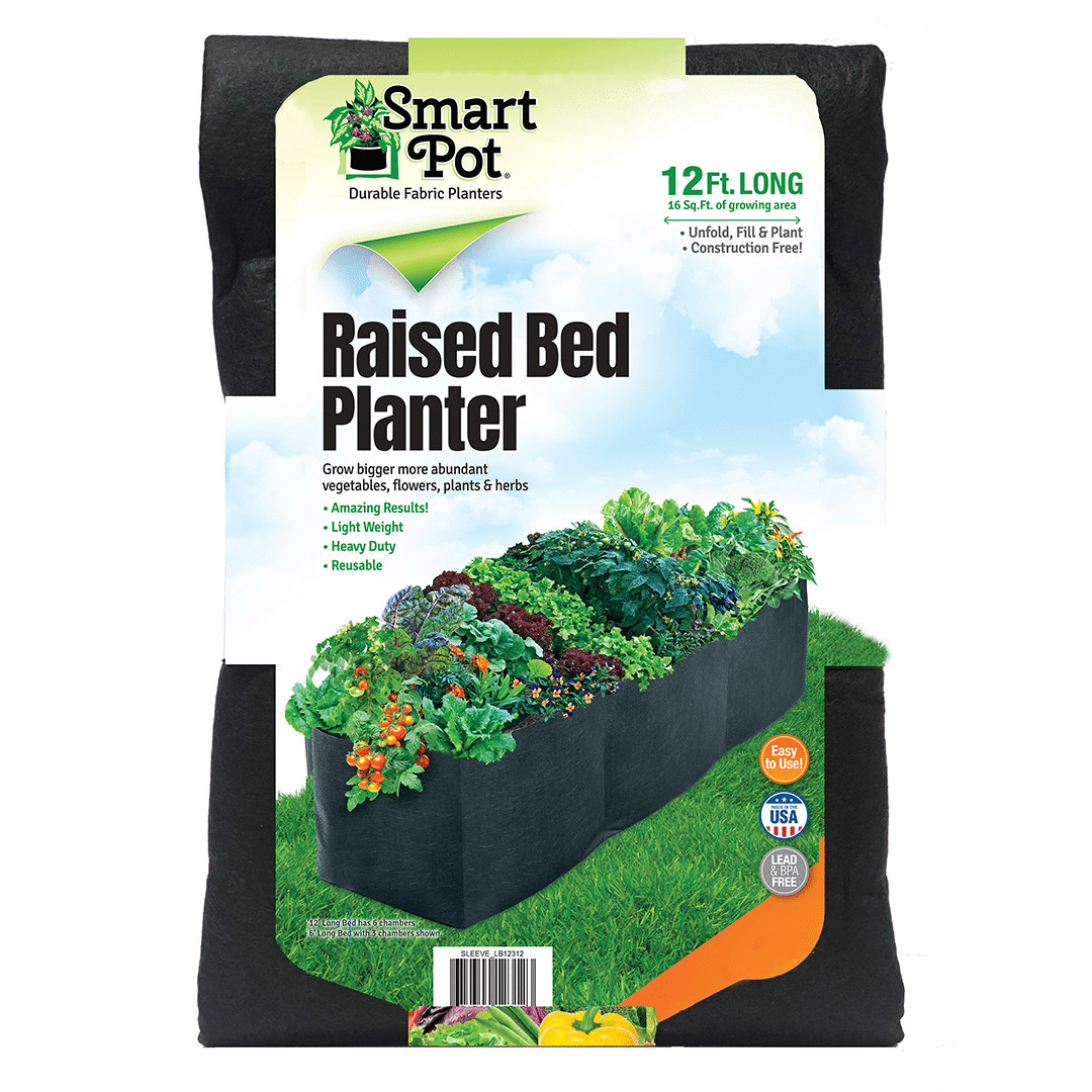 Smart Pot Raised Bed Planter 12 Foot | Heirloom Boulevard
