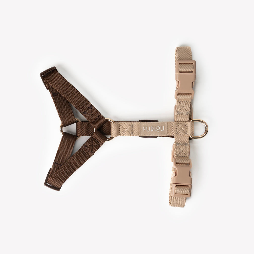 Brown and Tan - Dog Harness FURLOU | Heirloom Boulevard