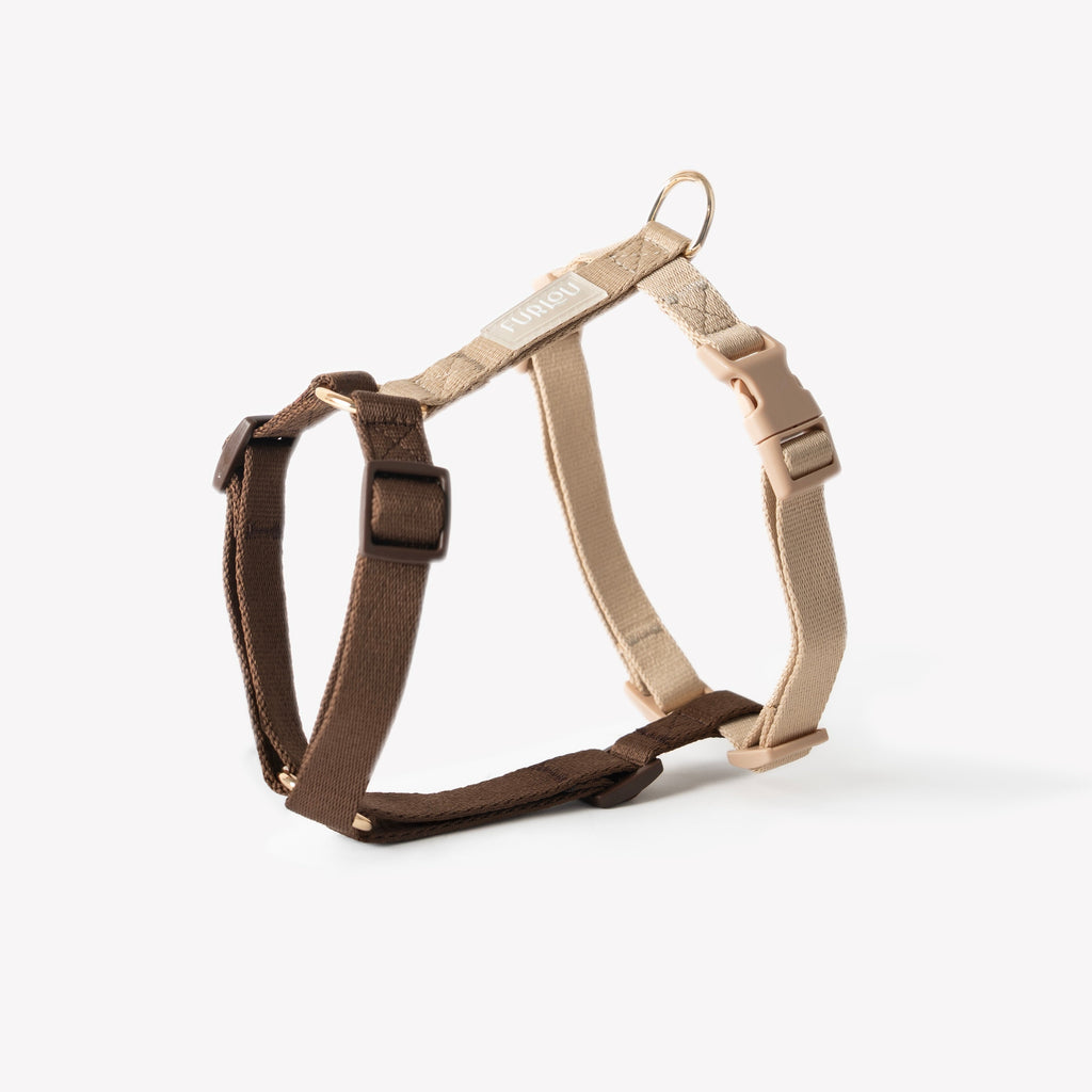 Brown and Tan - Dog Harness FURLOU | Heirloom Boulevard