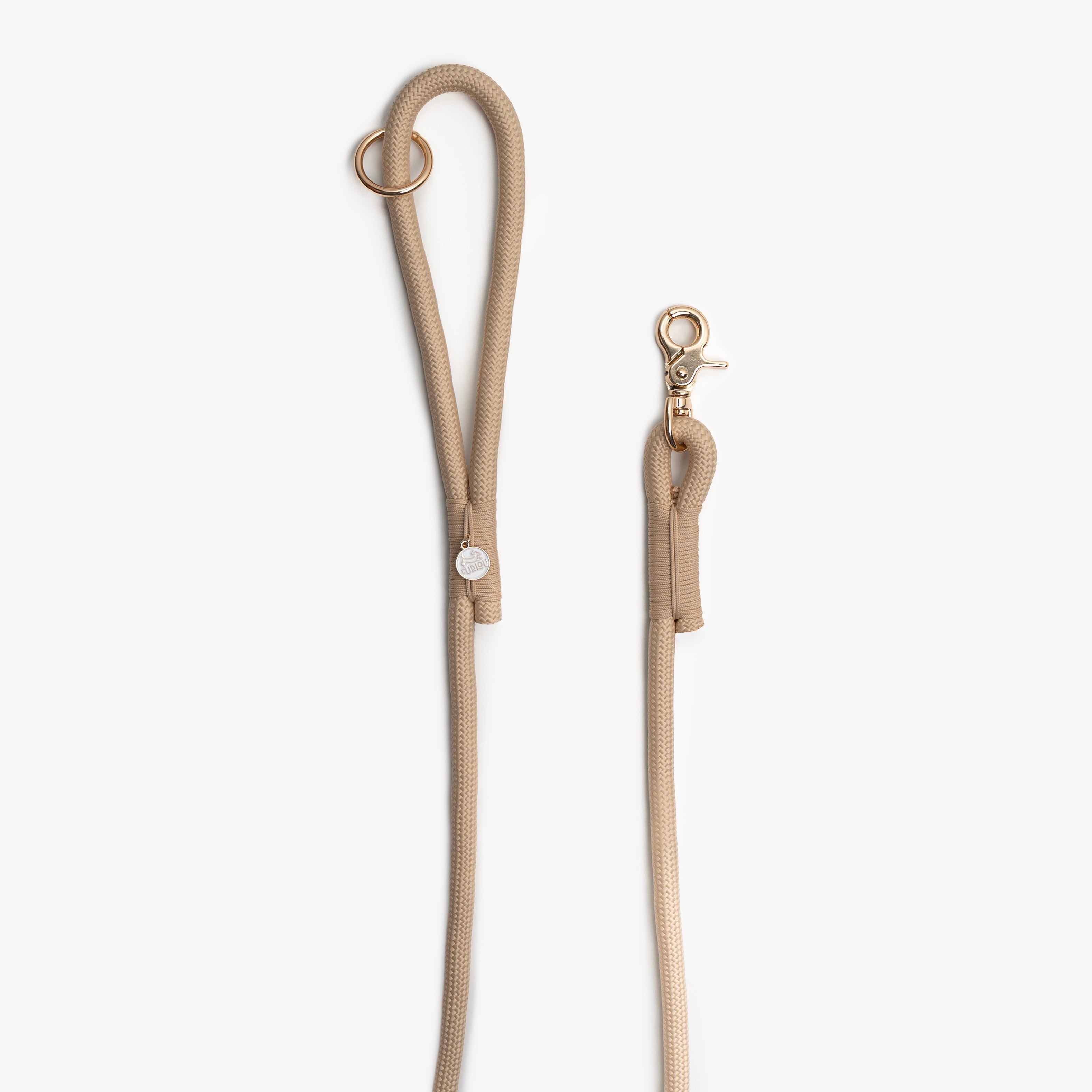 'Tan' - Braided Rope Leash FURLOU | Heirloom Boulevard