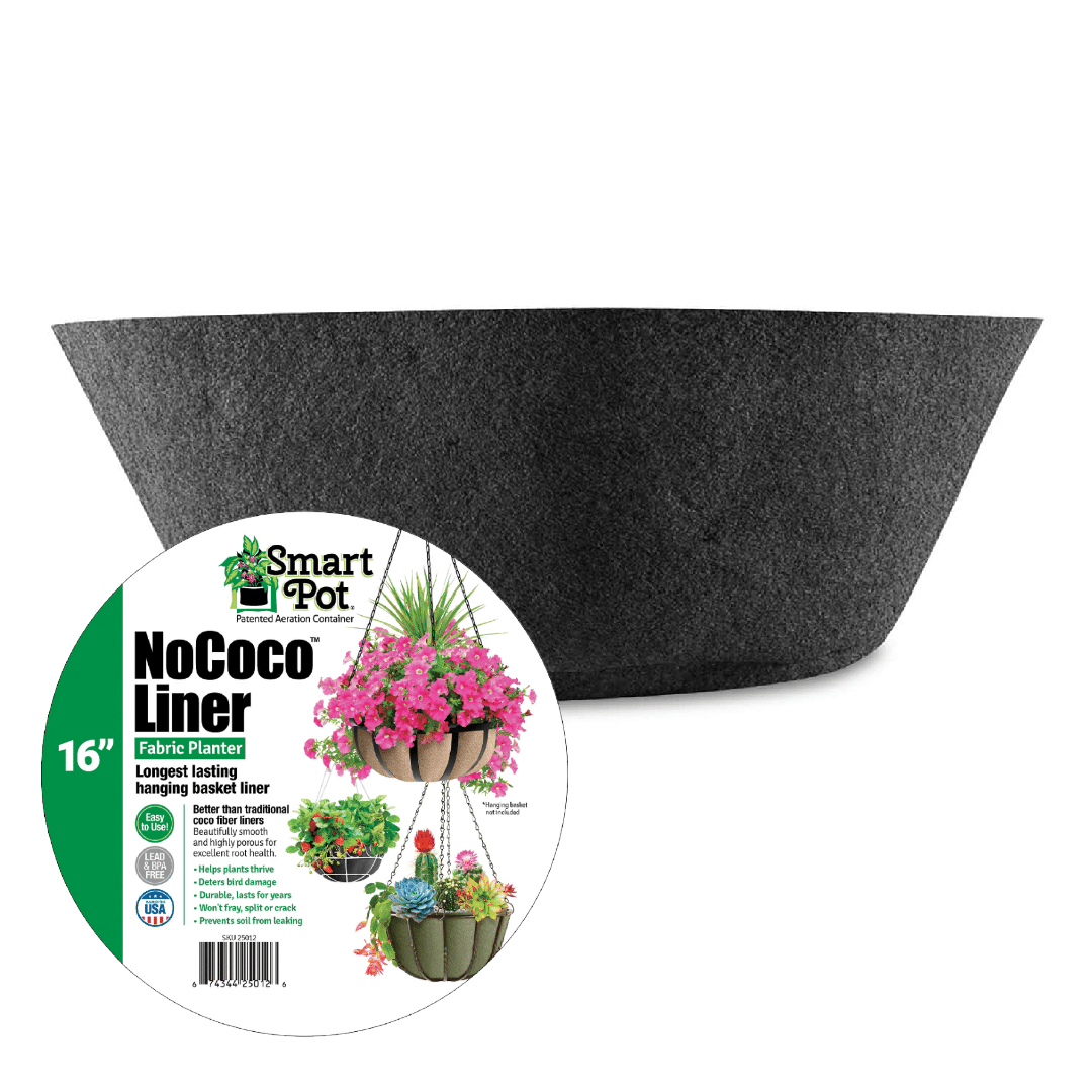 Smart Pot NoCoco Liner 16 Inch Black | Heirloom Boulevard