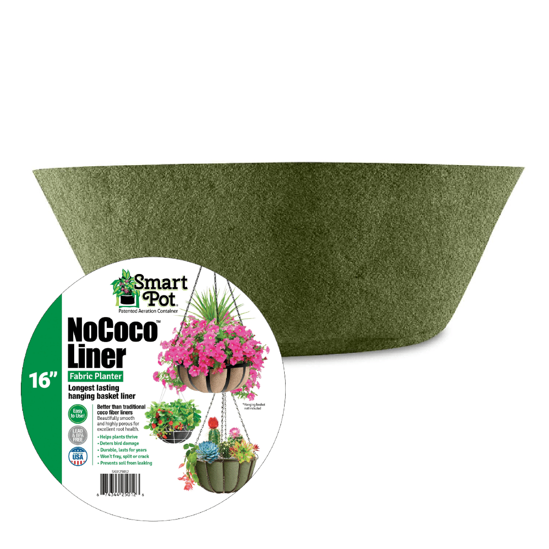 Smart Pot NoCoco Liner 16 Inch Forest Green | Heirloom Boulevard
